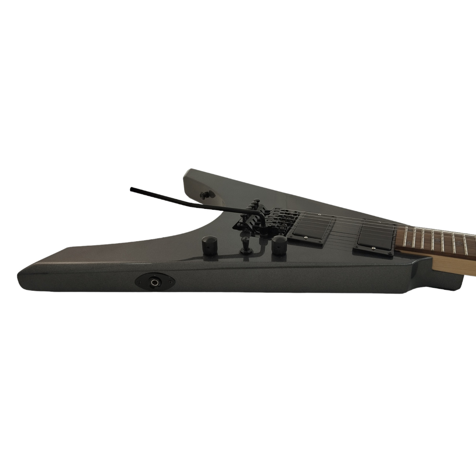 Haze HSFV 1940-J, Solidwood Gun Metal Grey, 6-String Electric Guitar