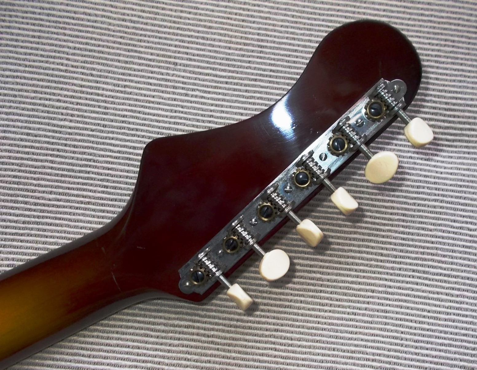 1969 Harmony built H54-1 electric guitar labeled Barclay USA XLT-cond W/case