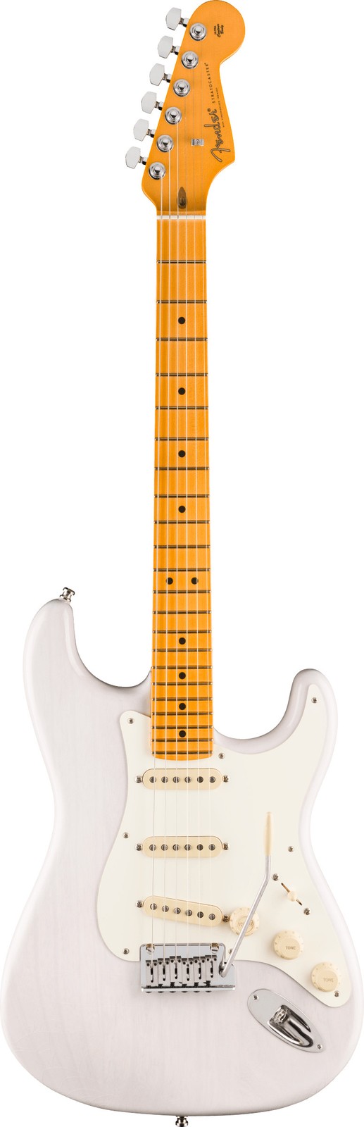 Fender American Ultra Luxe Vintage ’50s Stratocaster E/G, Maple FB, White Blonde