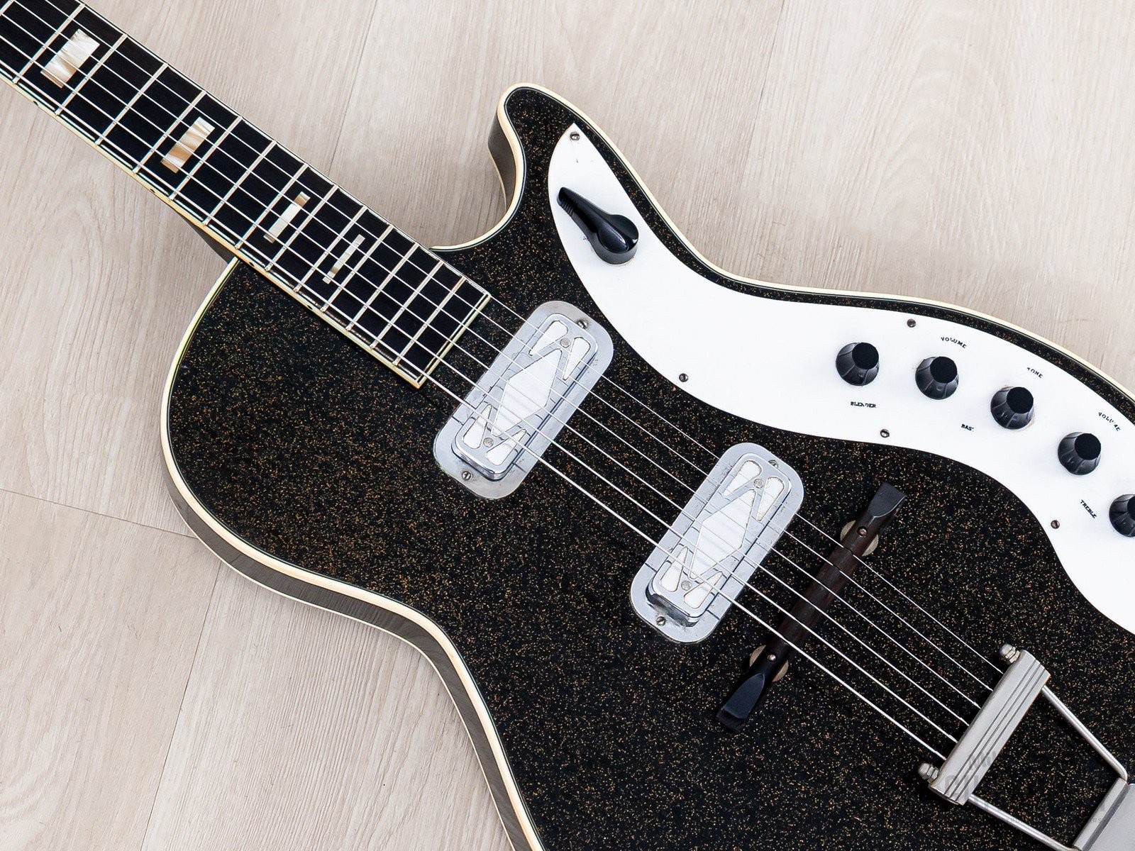1960 Silvertone Stratotone Jupiter 1423 Vintage Guitar by Harmony USA