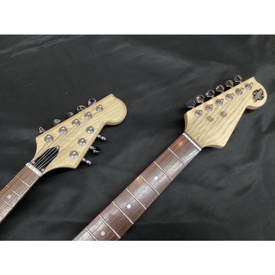Eastwood Teleolin Sunburst Double Neck Vintage Rare Guitar Mandolin Unique Japan