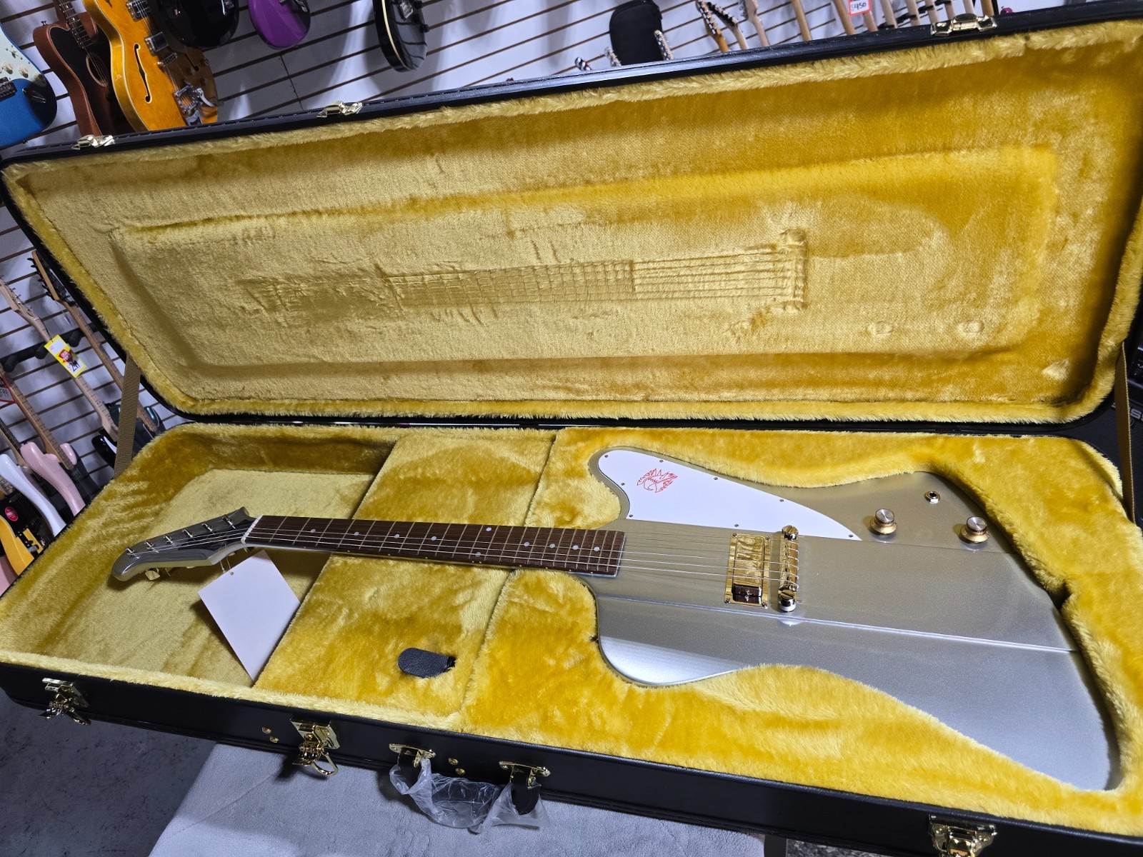 Epiphone 1963 Firebird I – Silver Mist W/ OHSC & PLEK*D #154
