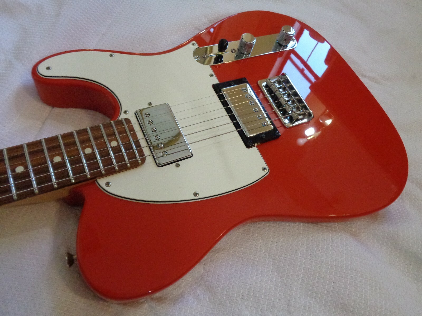 2018 Fender player Telecaster electric guitar HH,Pau Ferro Fingerboard Sonic red