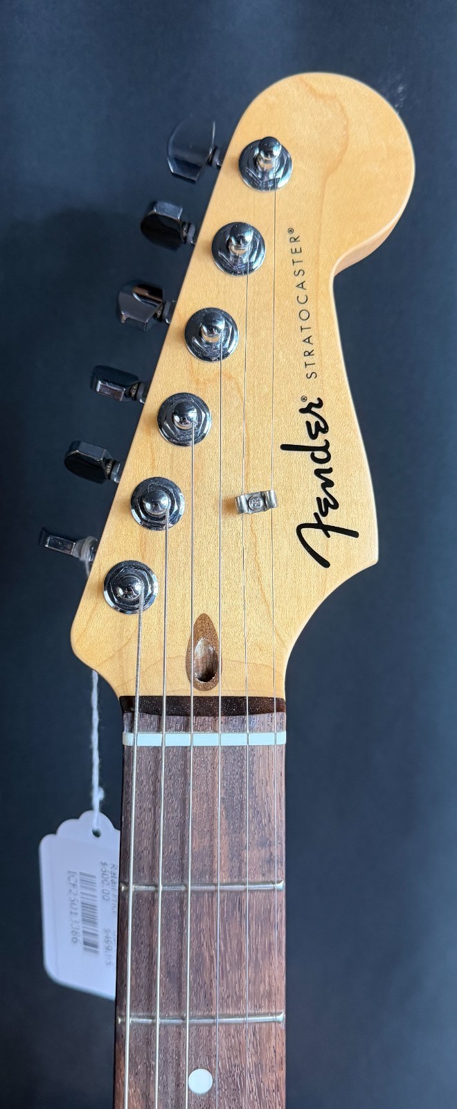 Fender Standard Stratocaster HSS Electric Guitar Gloss Black Finish (386)