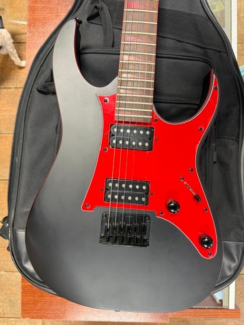 Ibanez GRG131DX RG Gio Black Flat Electric Guitar