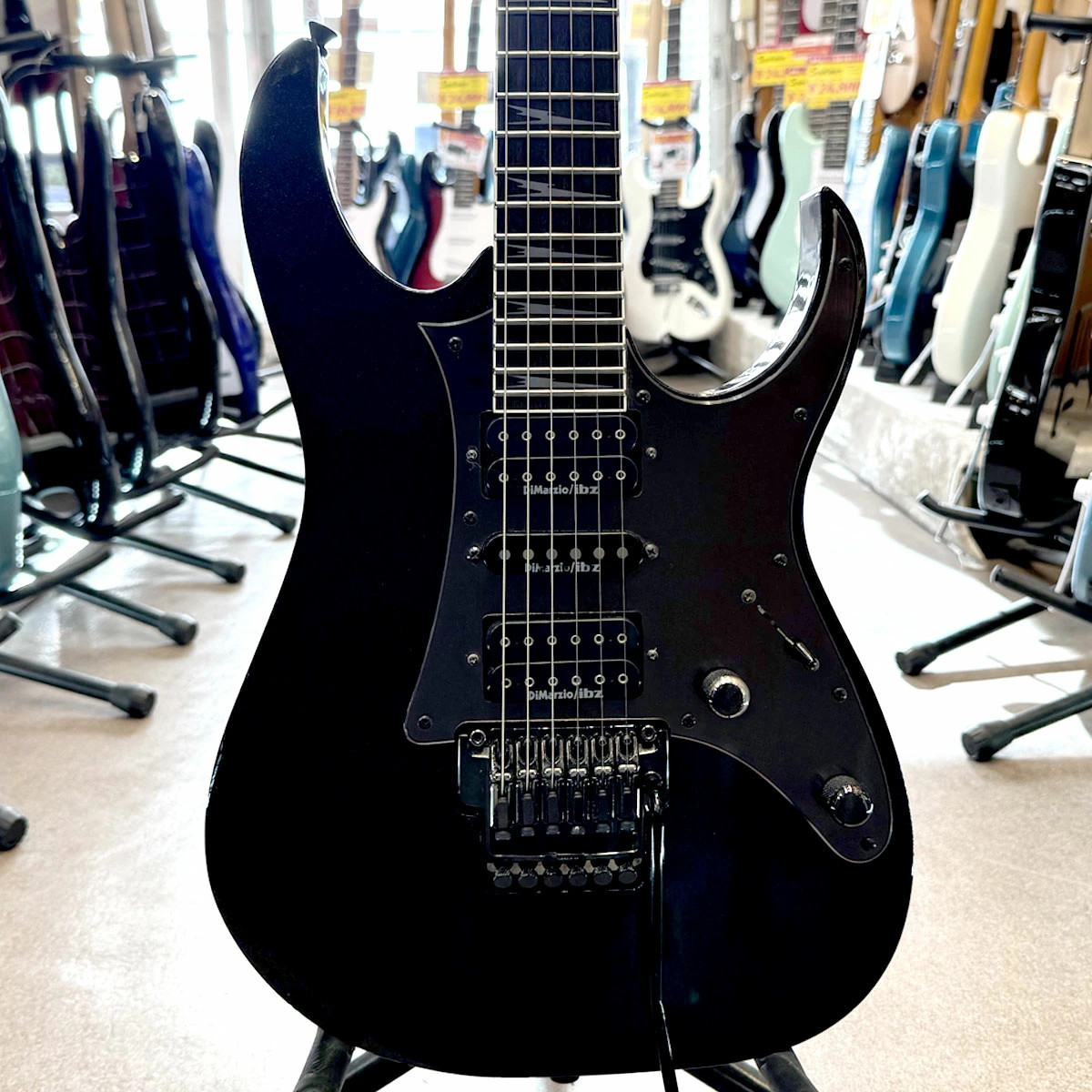 Used 2007 Ibanez RG2550E Black Prestage Electric guitar