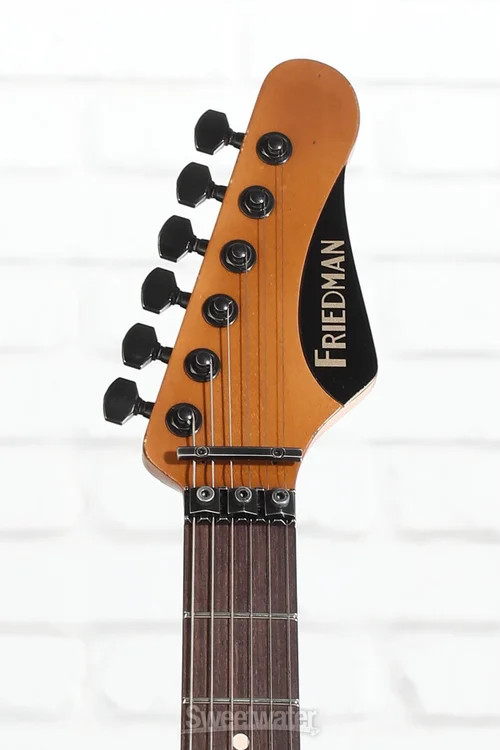 Friedman Cali Electric Guitar – Red/Black Leopard, Medium Aged