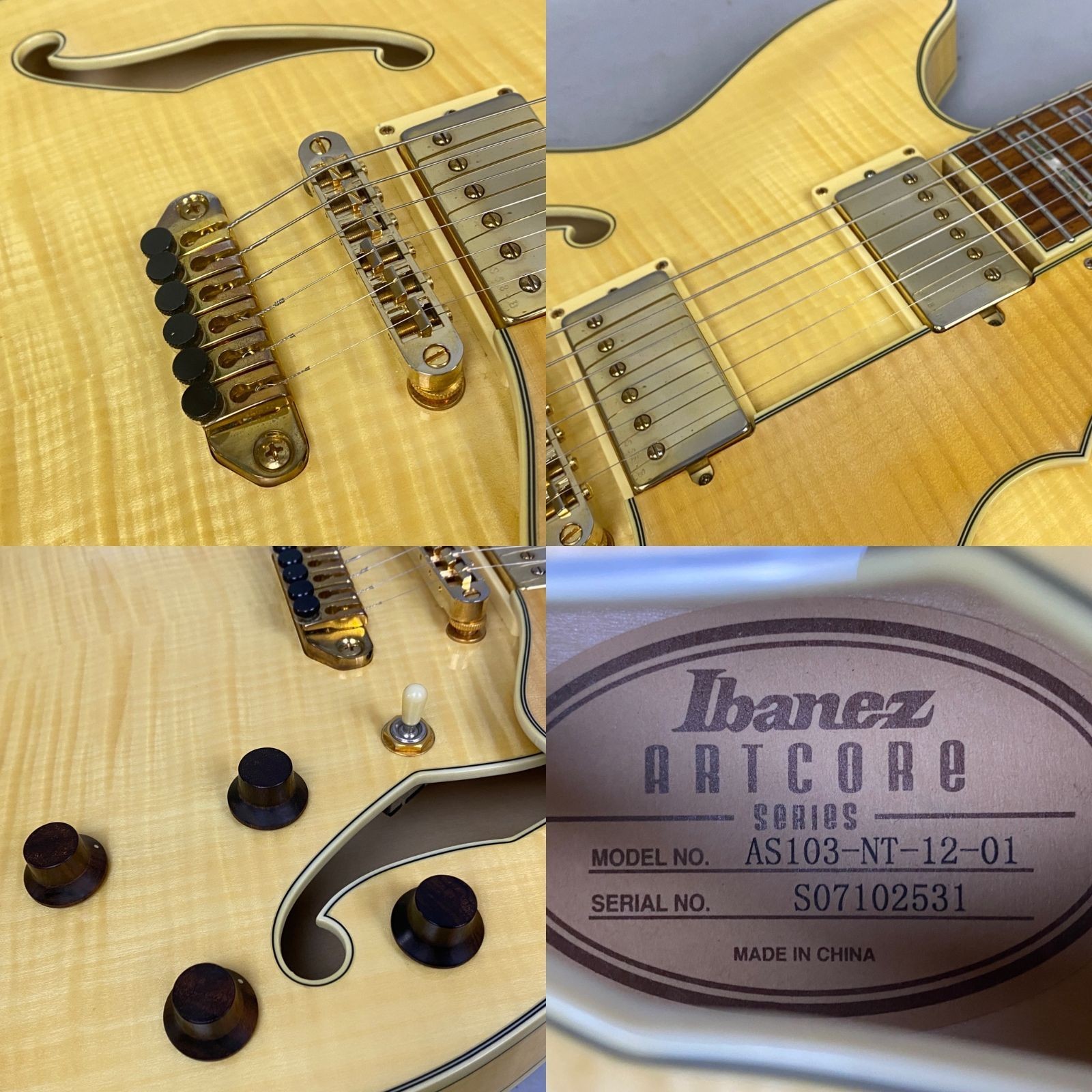 Ibanez AS103-NT-12-01 Made in 2007 AA5TB320104 f145