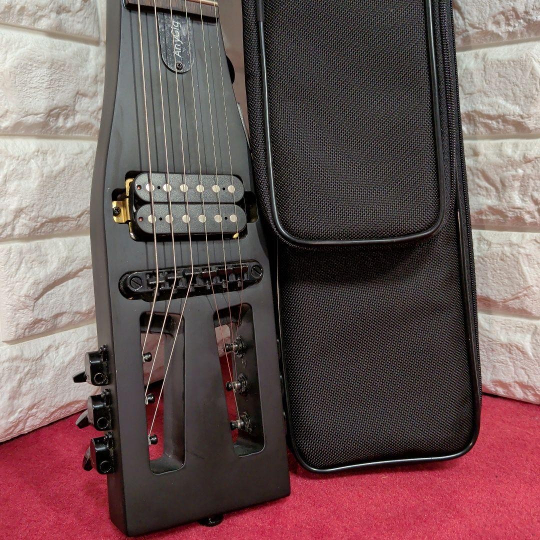 Anygig Electric Guitar Travel Guitar with Case