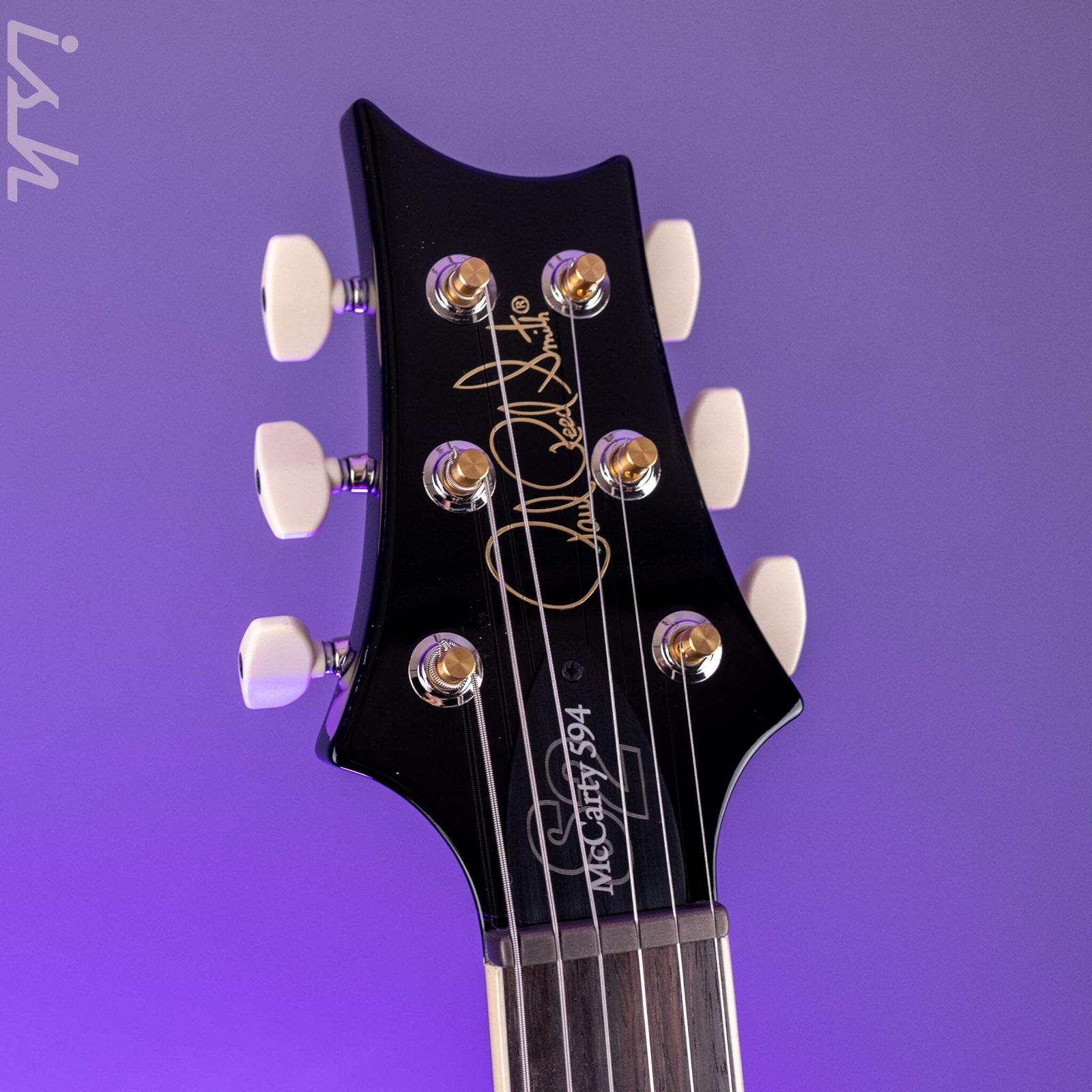 PRS S2 McCarty 594 Singlecut Electric Guitar Black Amber