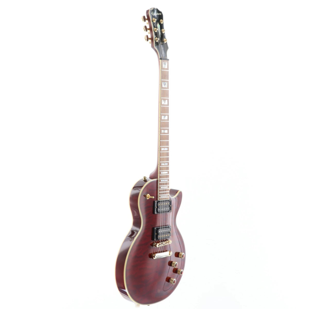 Used Epiphone Prophecy Les Paul Custom Plus GX Cherry Electric Guitar