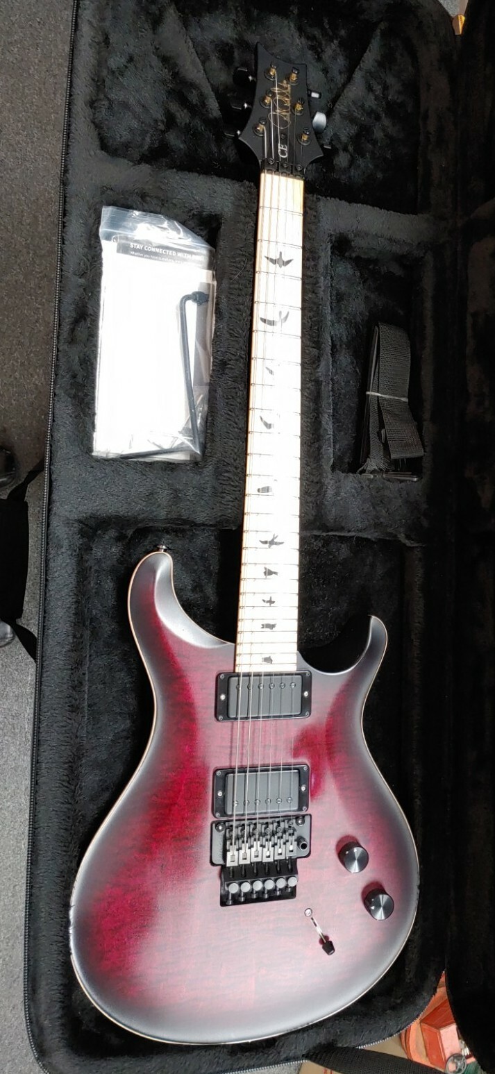 Dustie Waring PRS DW CE 24 Signature Burst Guitar w/ Case NICE!
