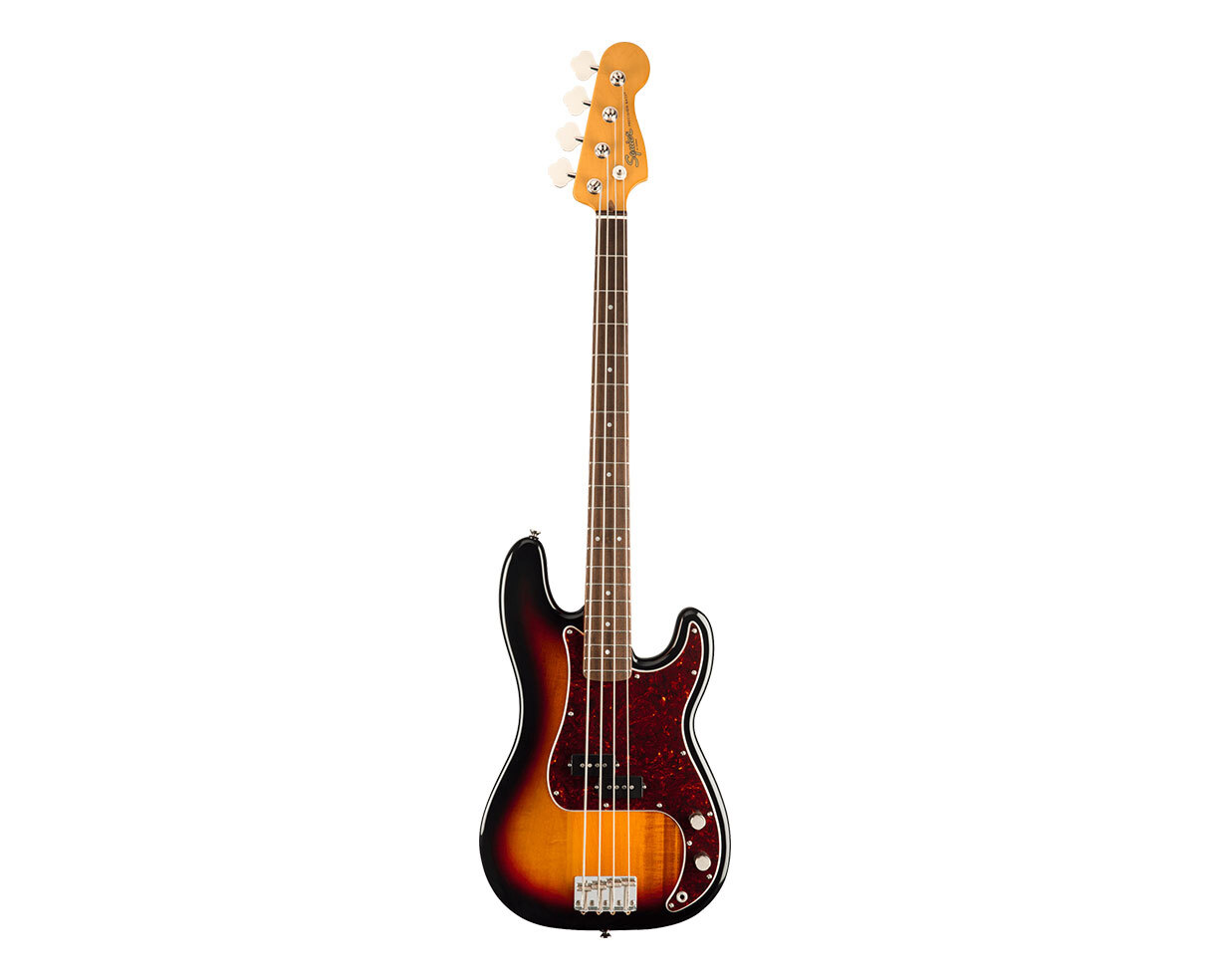 Squier Classic Vibe ’60s Precision Bass – 3-Color Sunburst w/ Laurel FB