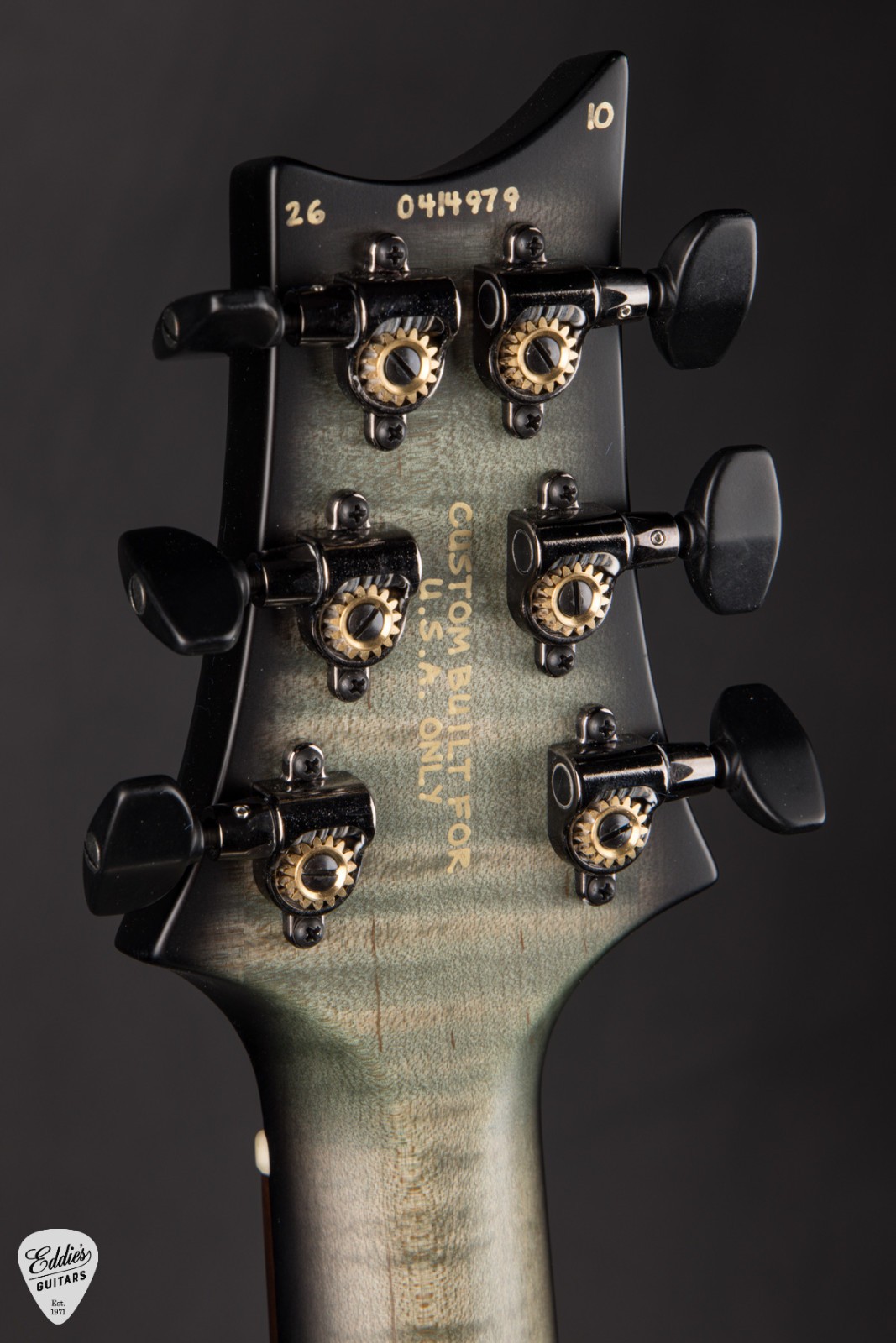 PRS Eddie’s Guitars Wood Library Modern Eagle V – Trampas Green