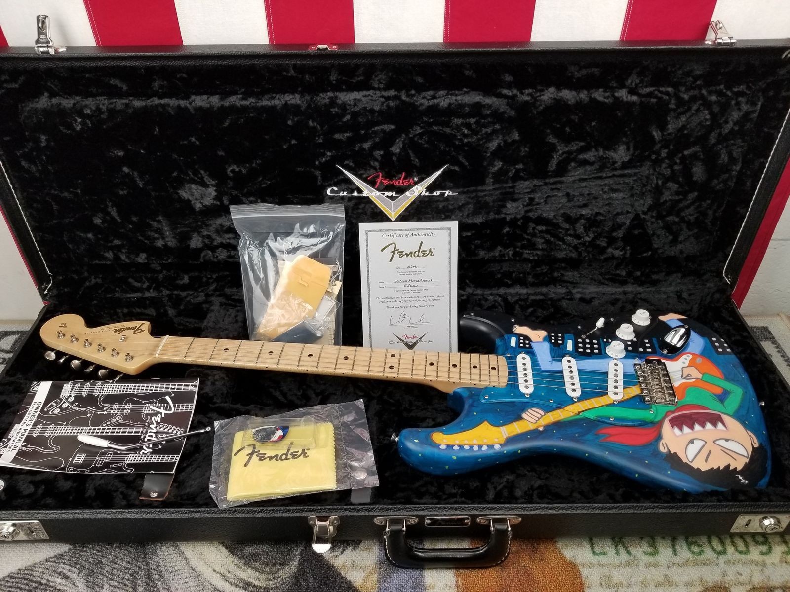 2013 Fender Custom Shop ’60s Reissue Stratocaster Hand Painted MANGA By Isami Na