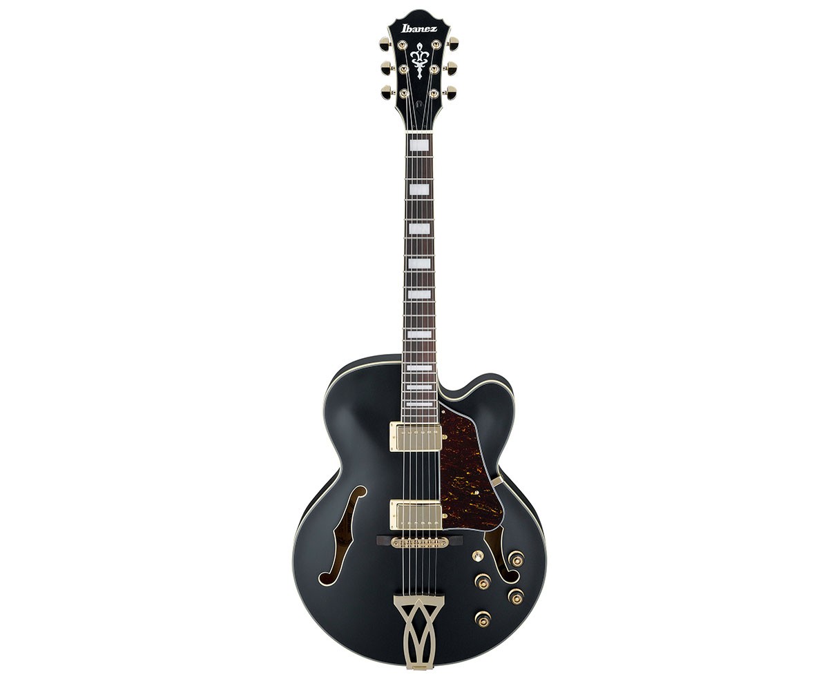Ibanez AF75G-BKF Artcore Hollowbody Electric Guitar – Black Flat