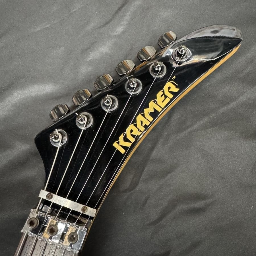 KRAMER LK-1BF Electric Guitar Black Banana Headstock Floyd Rose Tremolo