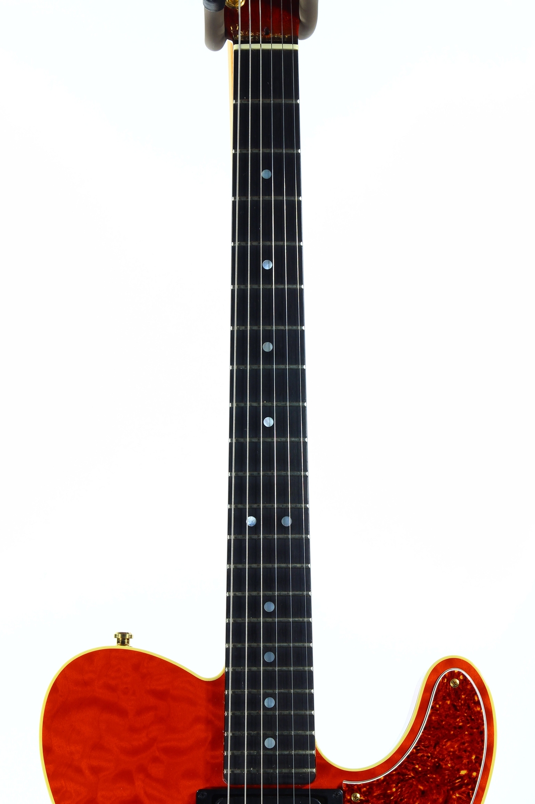 1992 Fender Custom Shop Set Neck Country Artist Telecaster QUILT Sunset Orange T