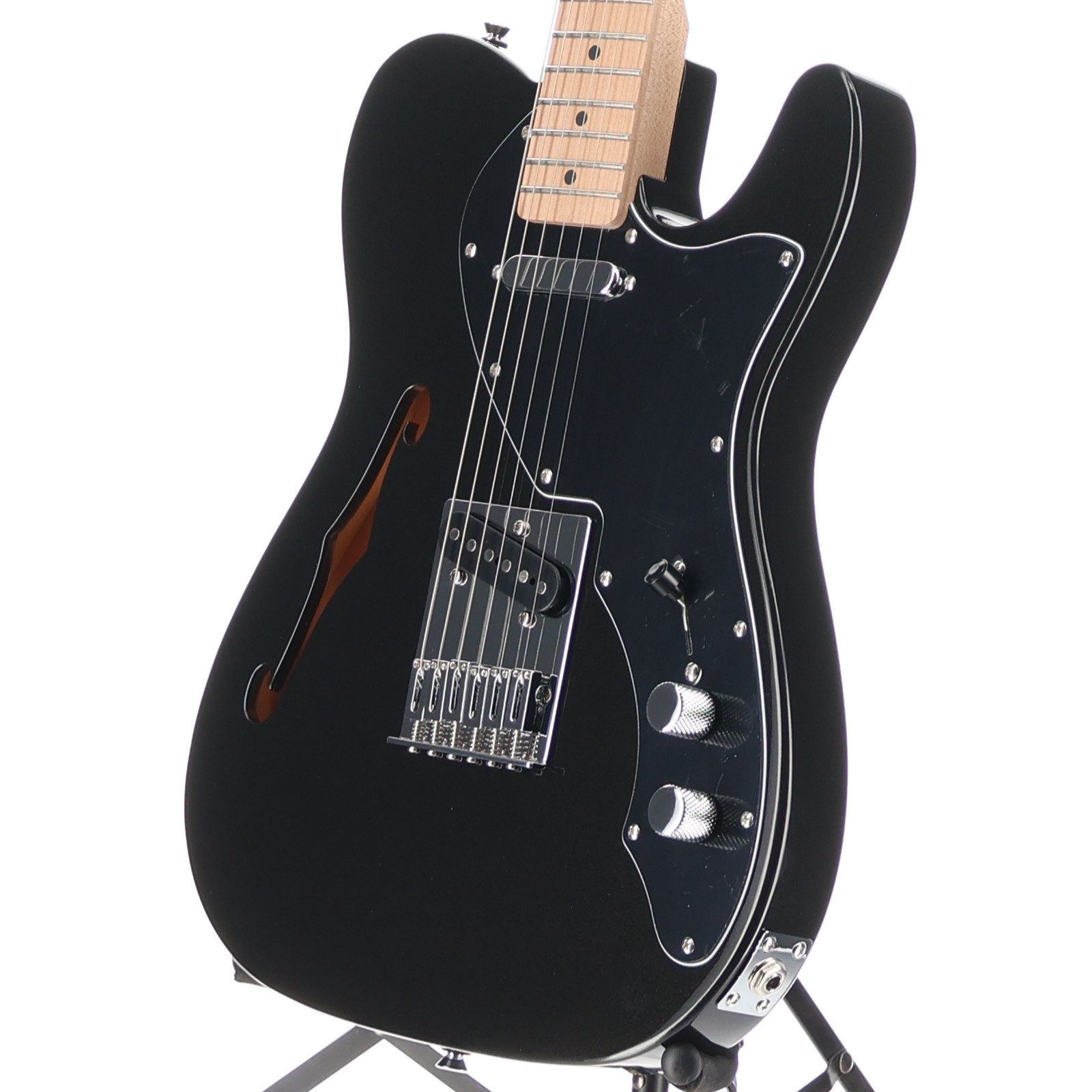Squier Affinity Series® Telecaster® Thinline, Metallic Black (RP)