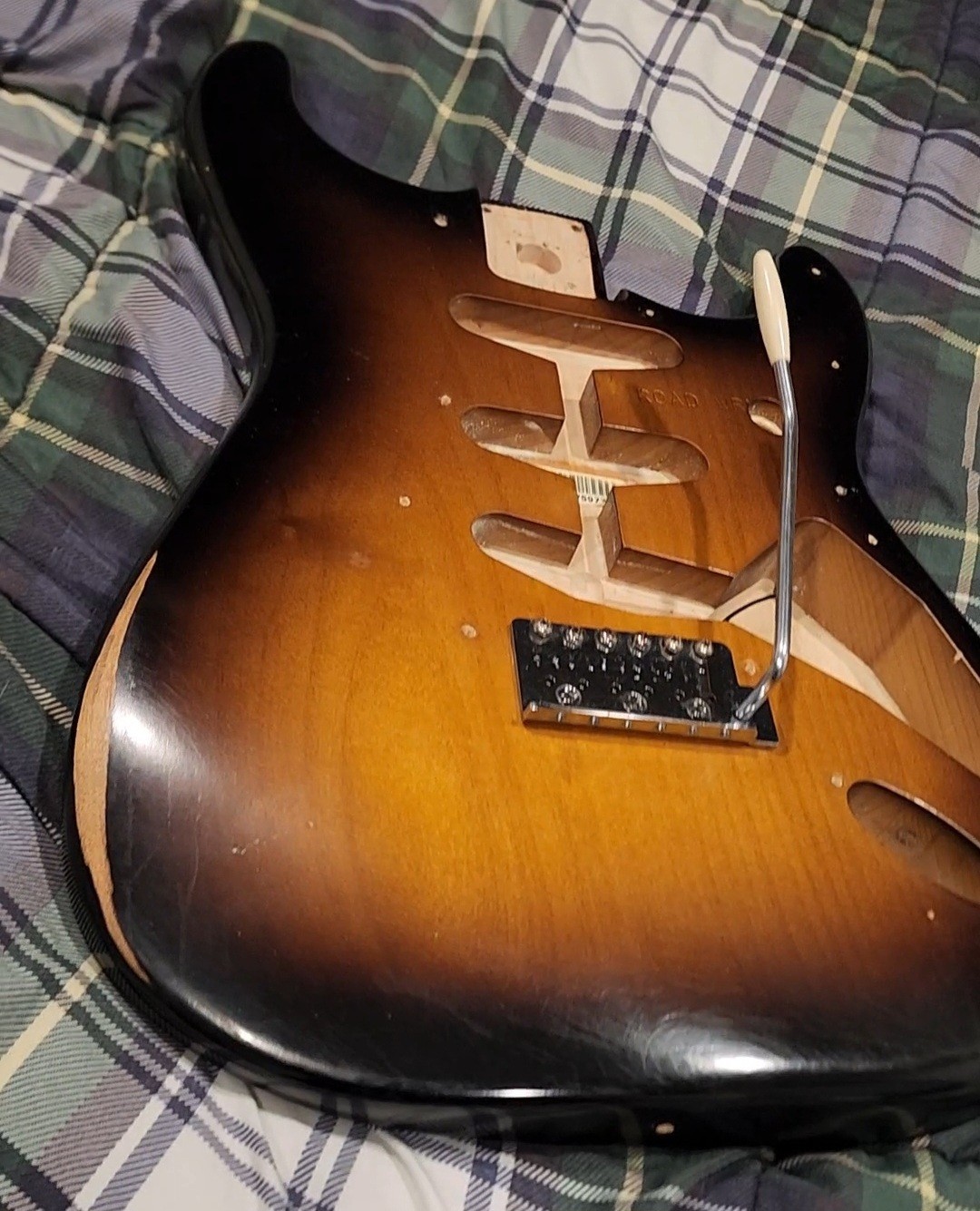 Fender Road Worn Stratocaster Body 1950’s Series, 2T Tobacco Nitro Relic Finish