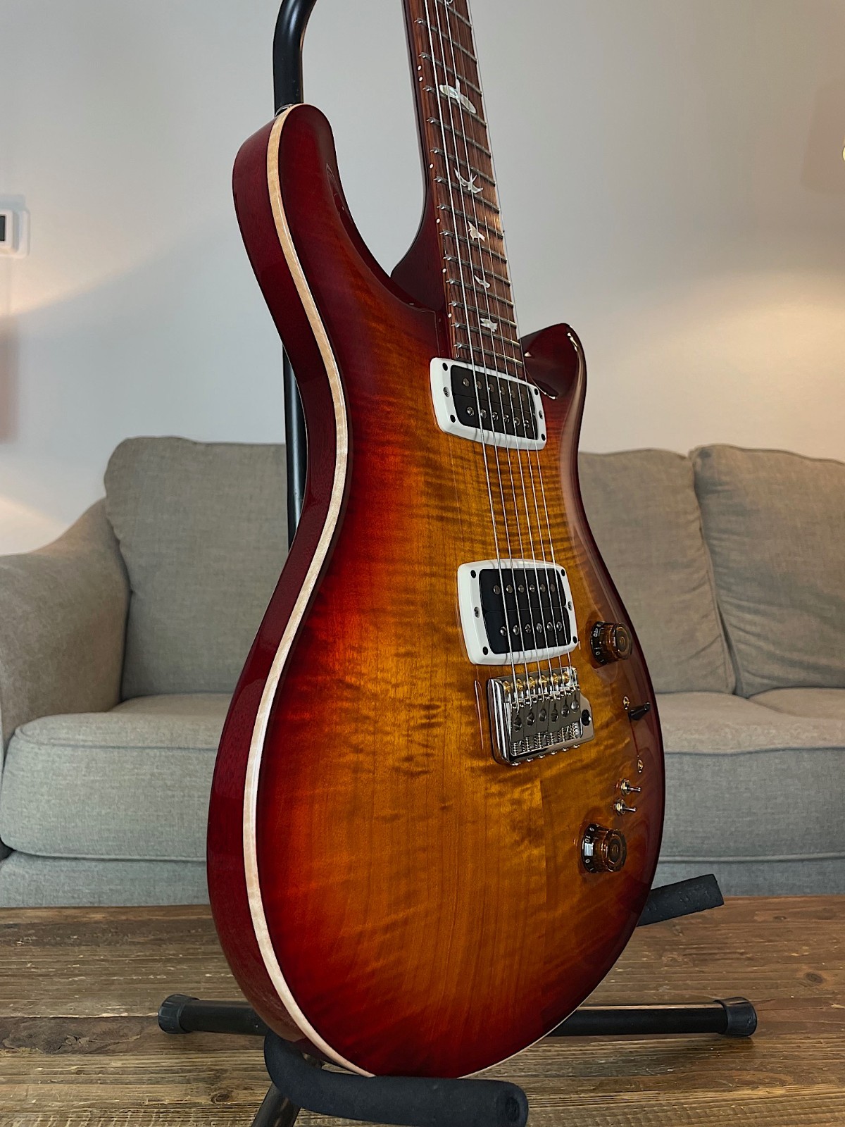 2019 PRS 408 Dark Cherry Sunburst