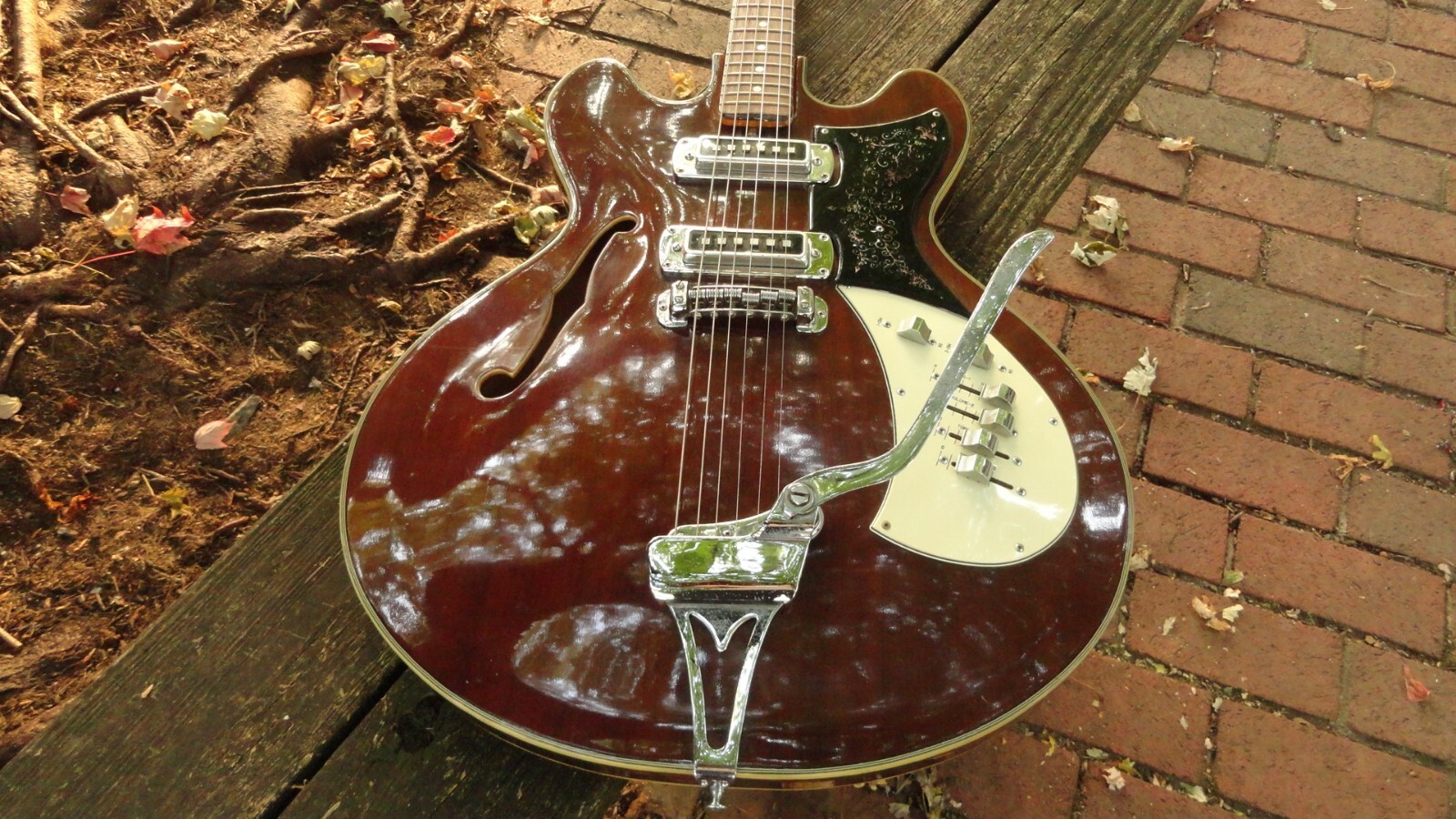 Teisco Del Rey semi hollowbody vintage 60’s electric guitar