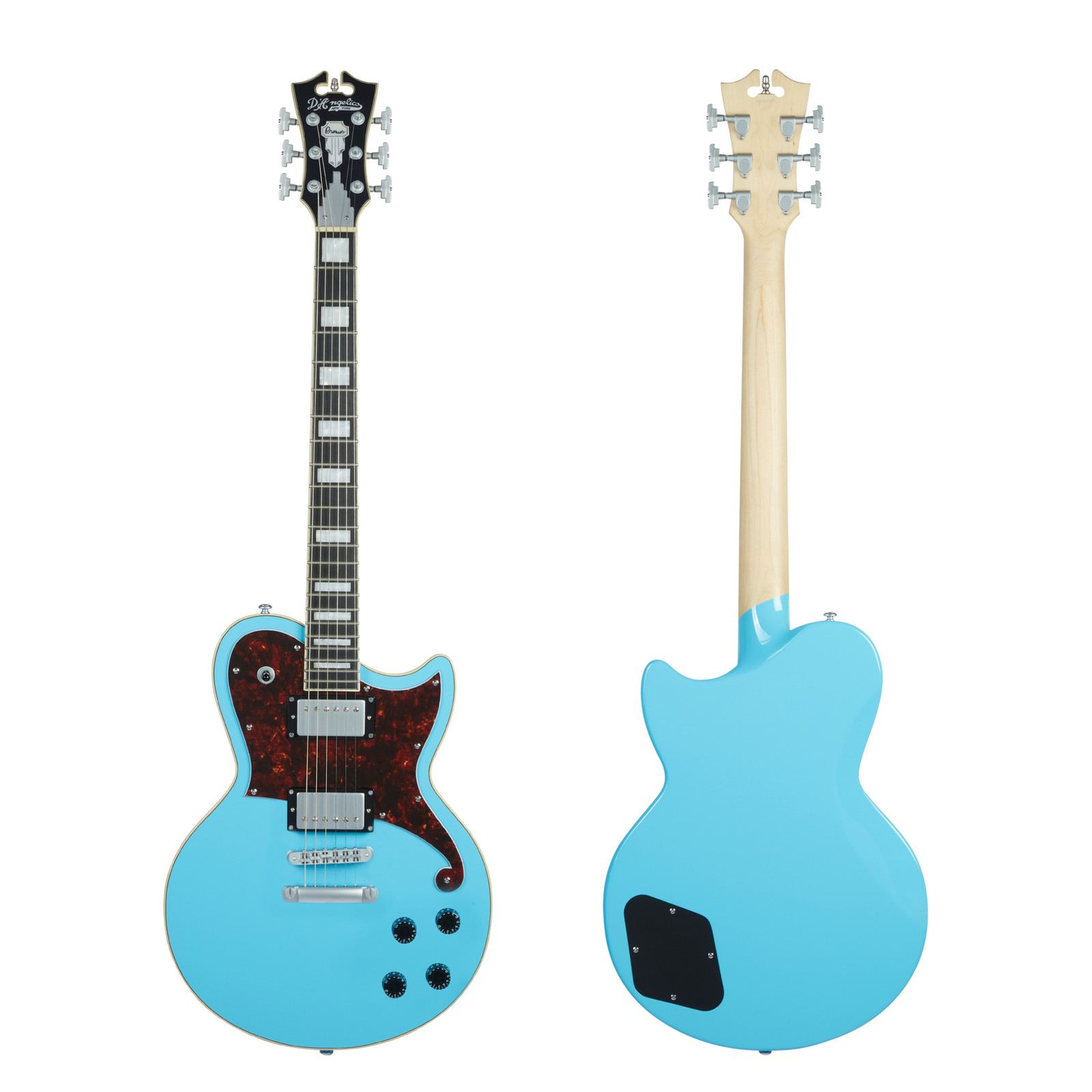 D’Angelico Premier Brandon Niederauer Atlantic Guitar, Sonic Blue, DAPATLTAZCS