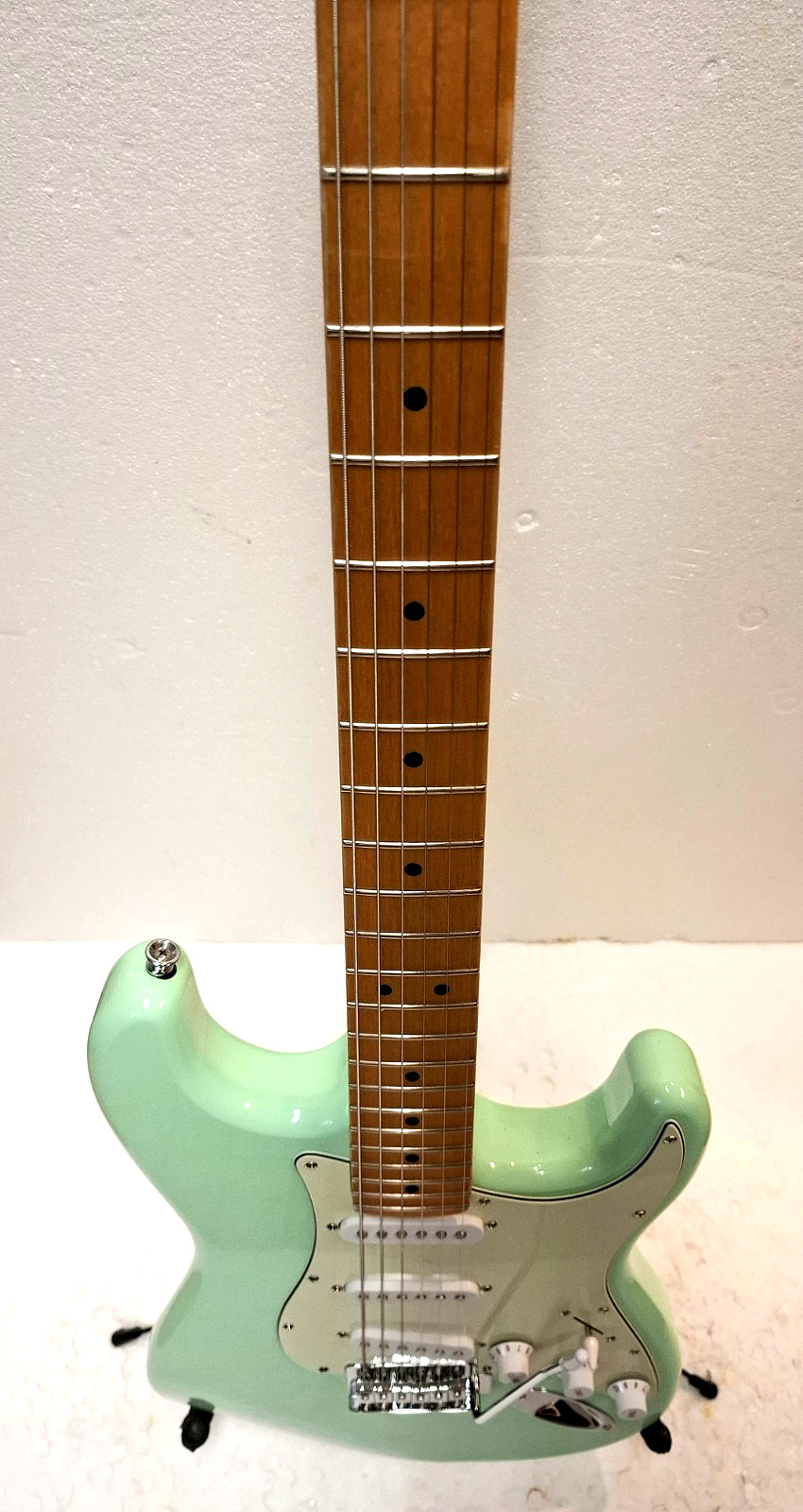Fender STRATOCASTER Modified SURF GREEN Squier Affinity Strat Guitar ST *LOOK!