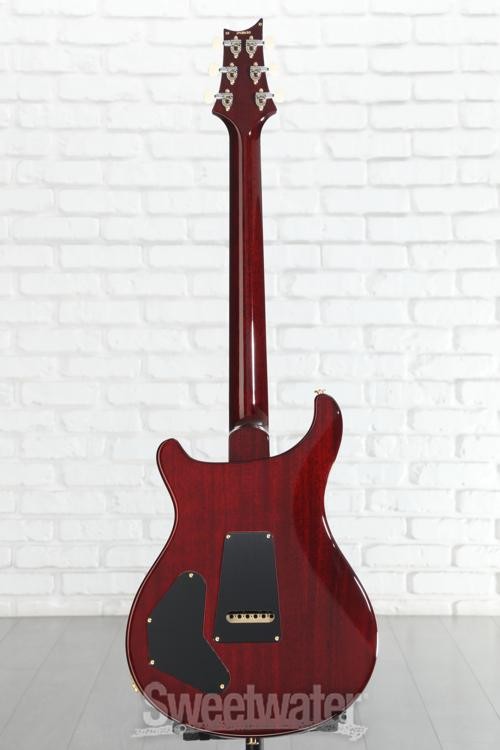 PRS DGT Semi-Hollow Electric Guitar with Birds Inlays – Dark Cherry Sunburst,