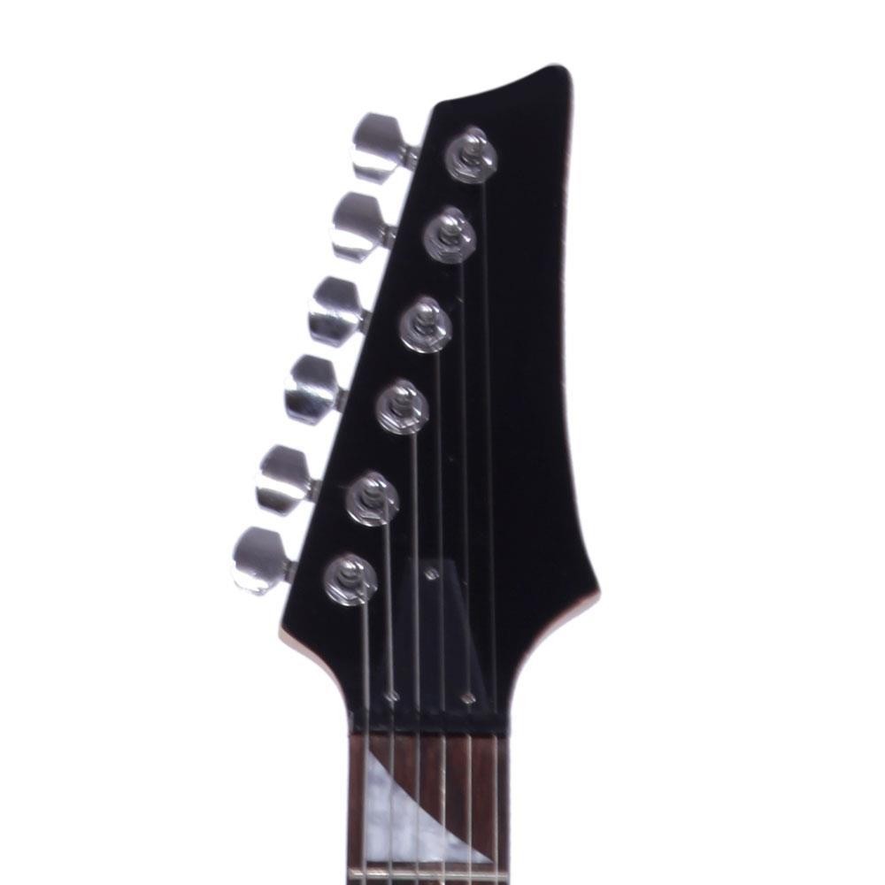 New Black Flame Type Maple Wood 24 Frets Beginner Electric Guitar Set