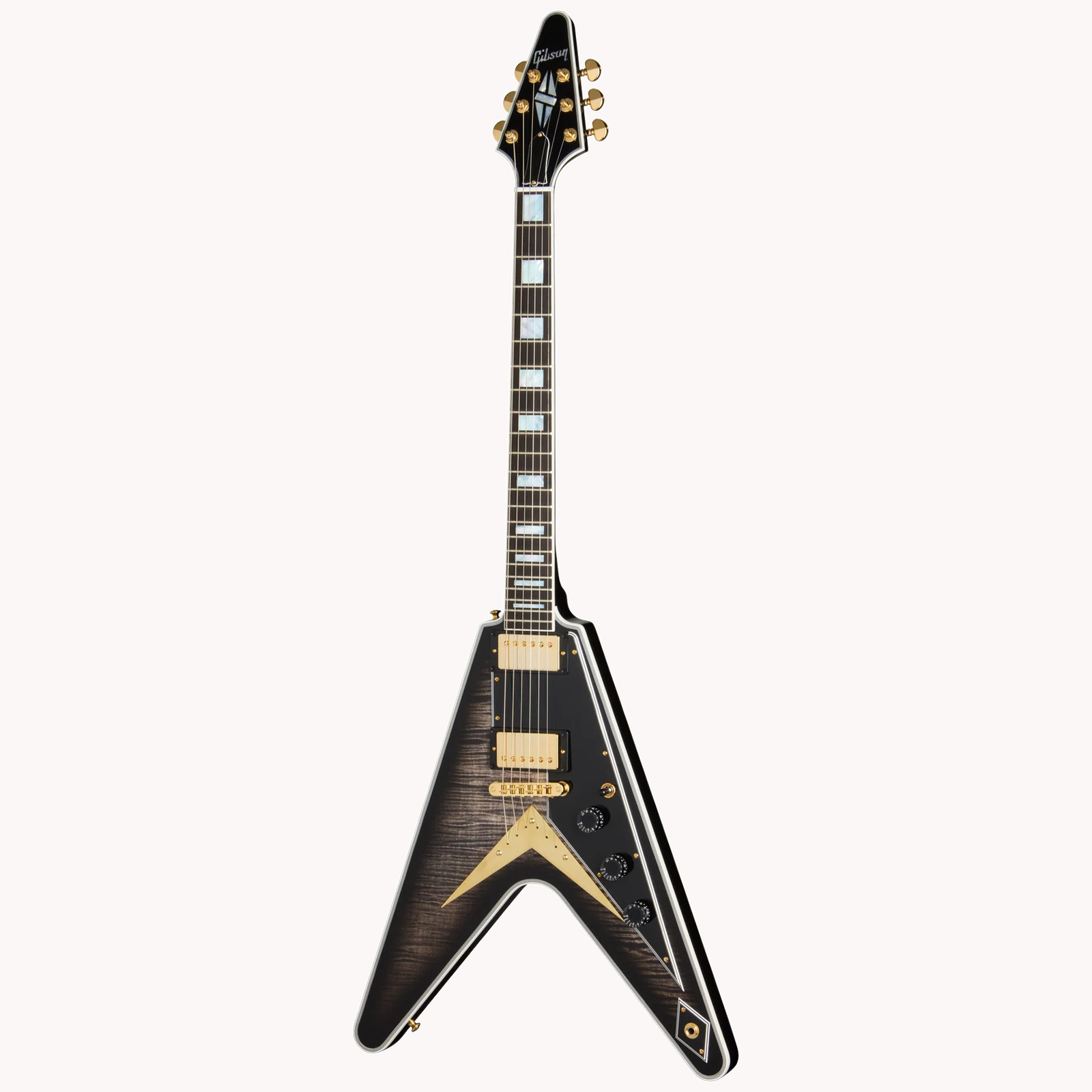 GIBSON Flying V Custom Figured Cobra Burst Gloss