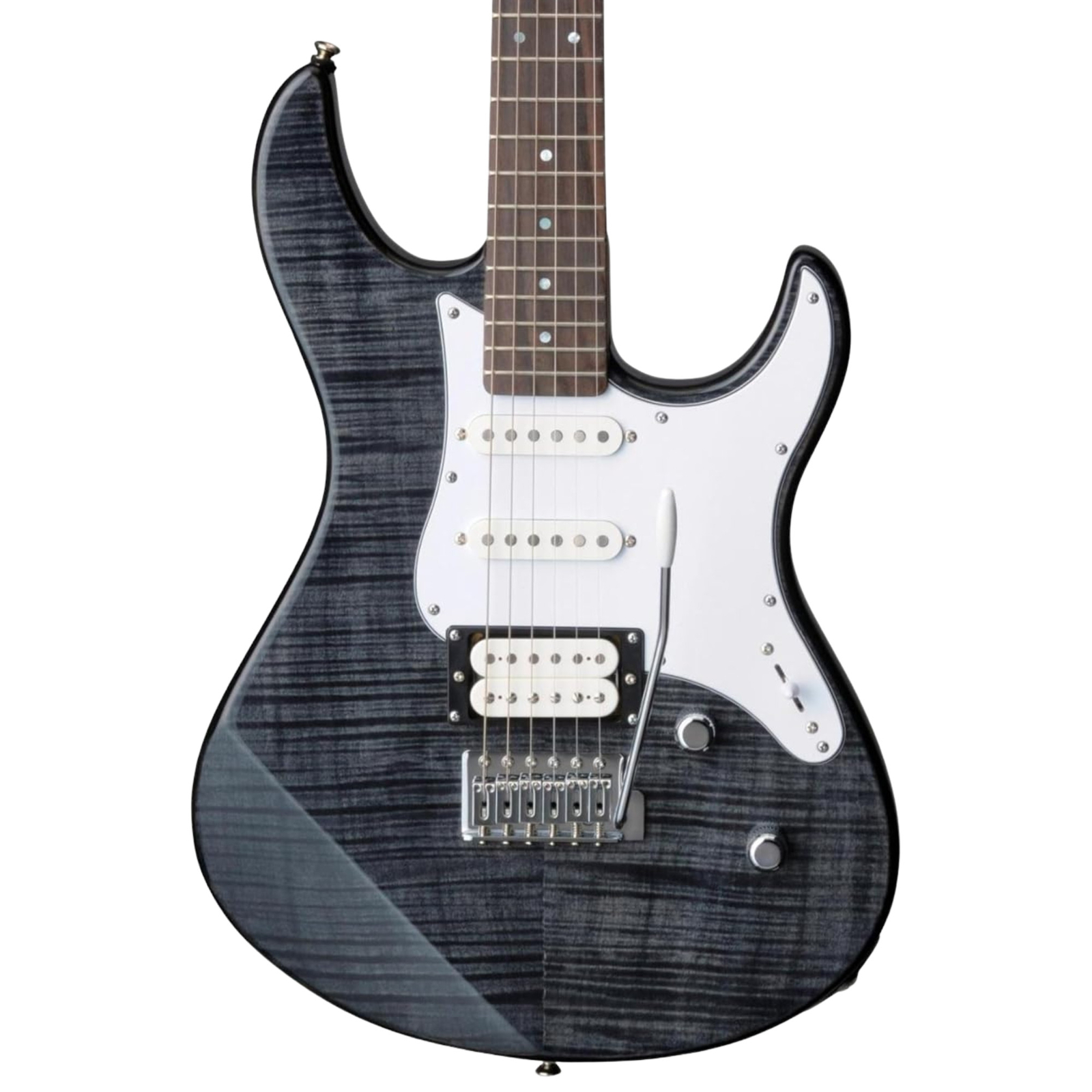 Yamaha PAC212VFM Pacifica Electric Guitar, Translucent Black