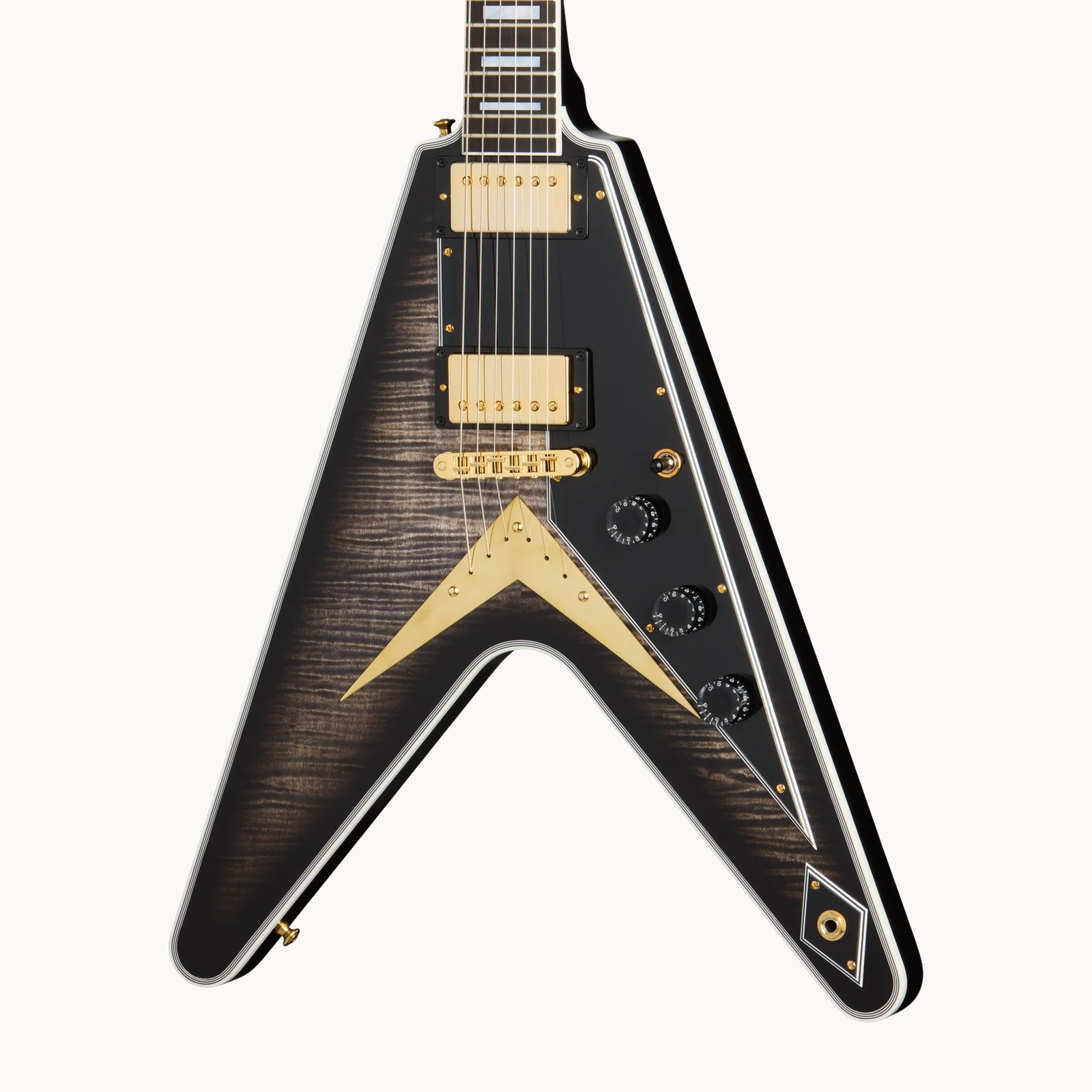 GIBSON Flying V Custom Figured Cobra Burst Gloss