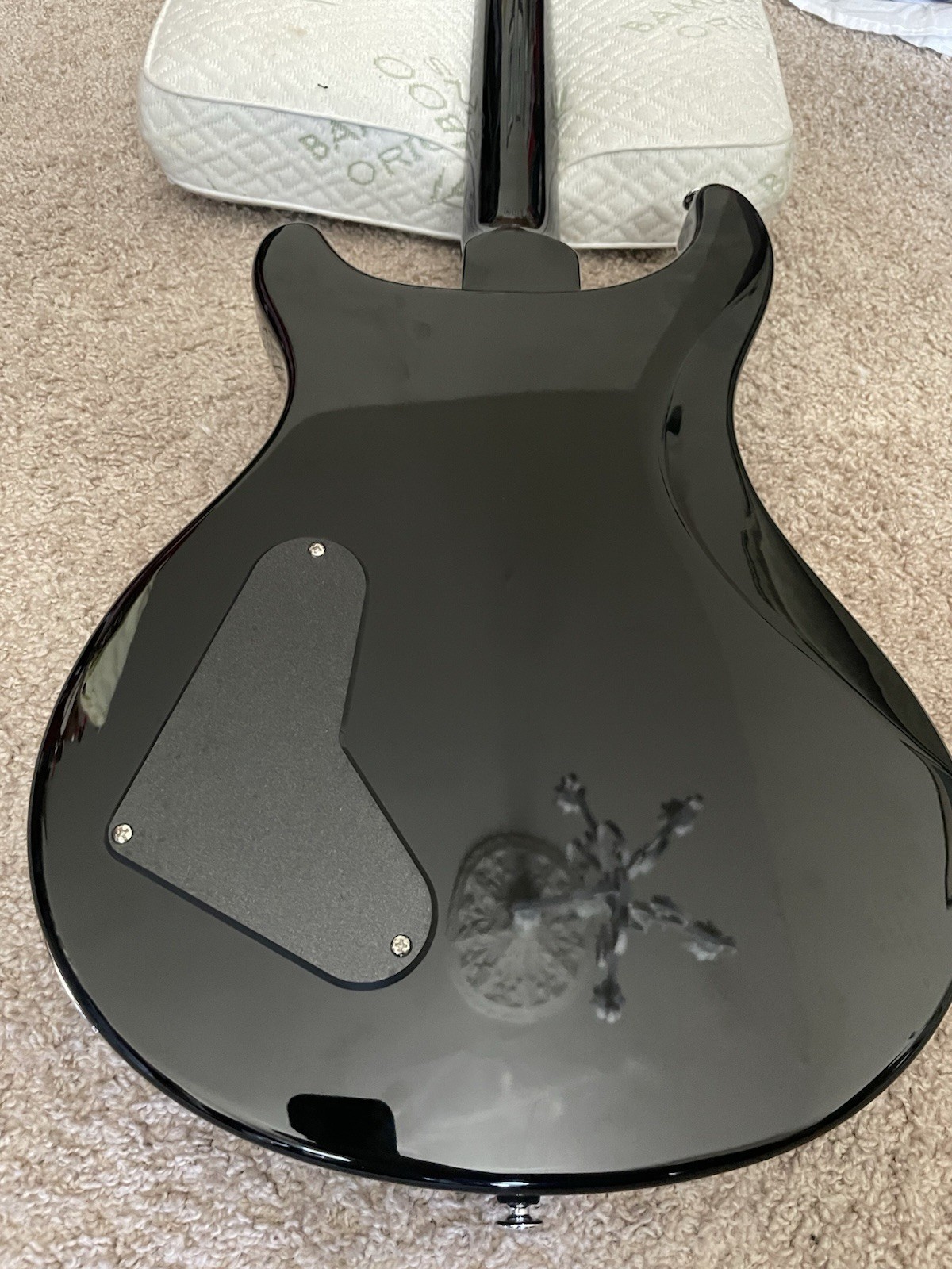 PRS SE Paul’s Teal Black Electric Guitar Paul Reed Smith Locking Tuners Gig Bag