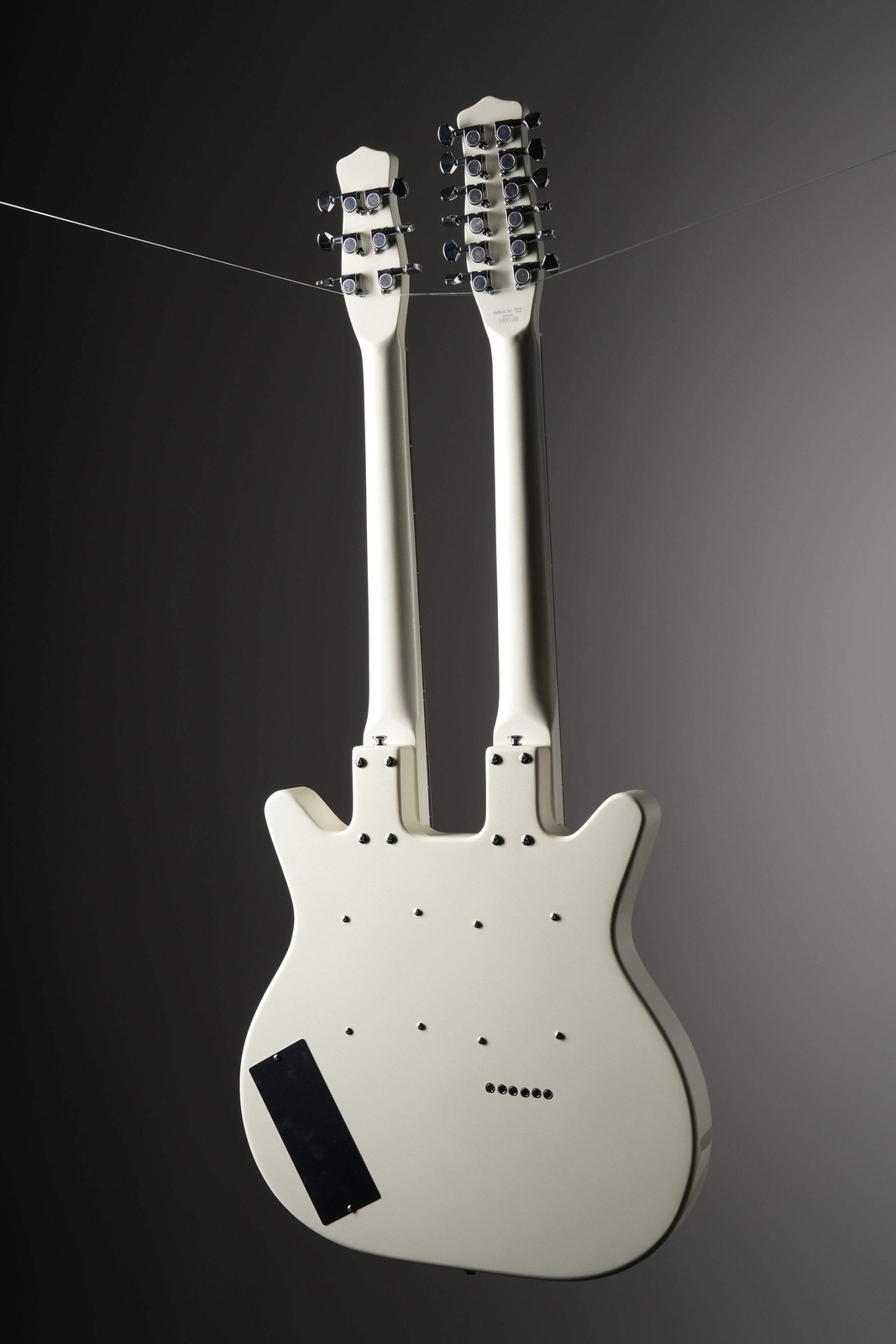 Danelectro Doubleneck 6/12 Electric Guitar – White Pearl