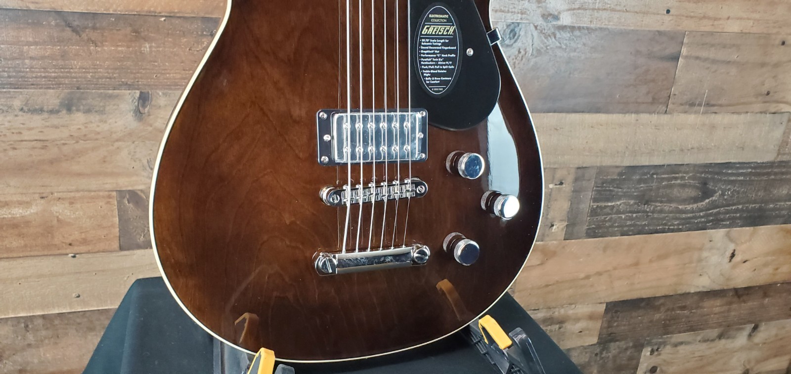 Gretsch Electromatic Jet Baritone, Imperial Stain, Free Ship 004