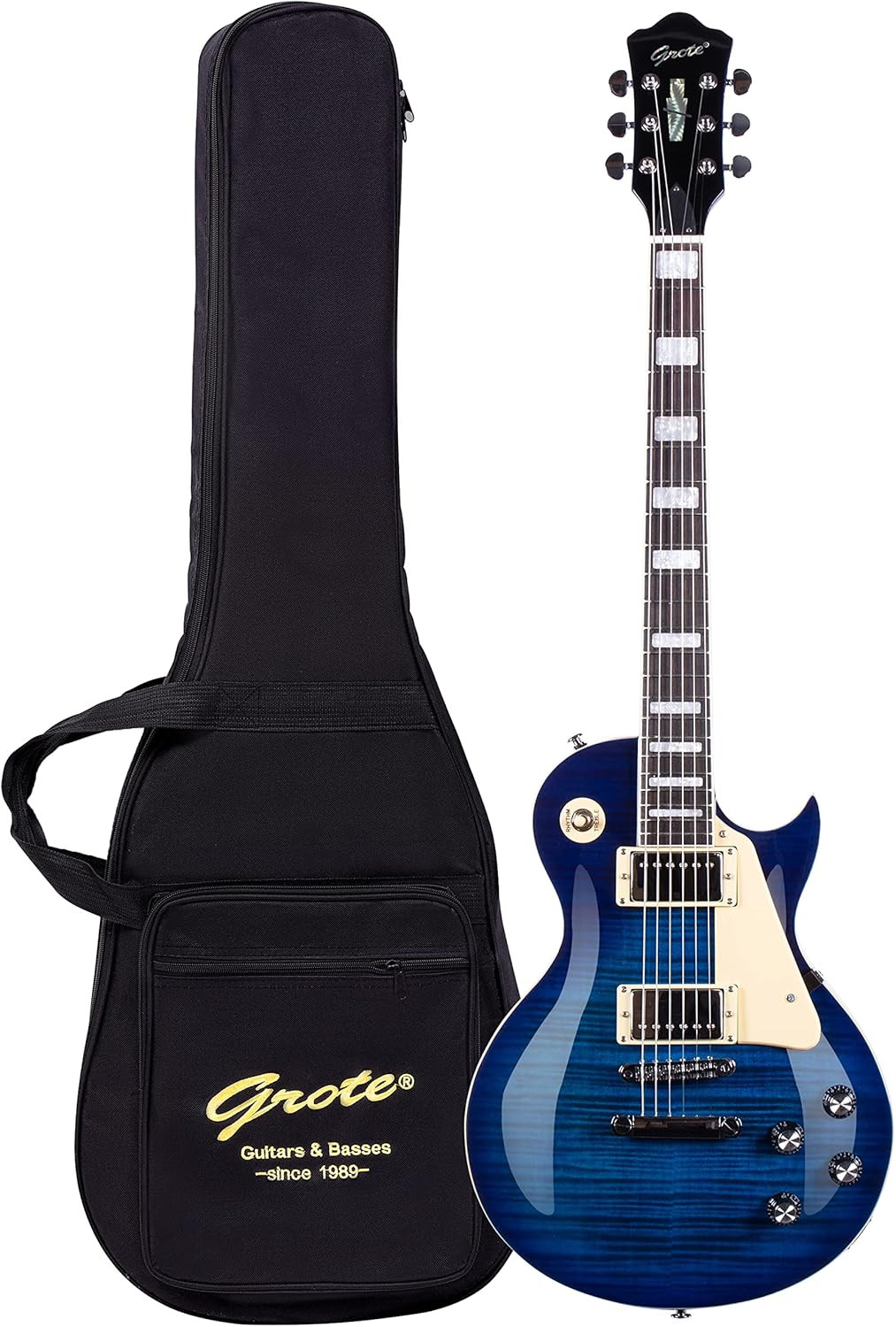 Guitar Solid Body Electric Guitar with Gigbag LPYS-006