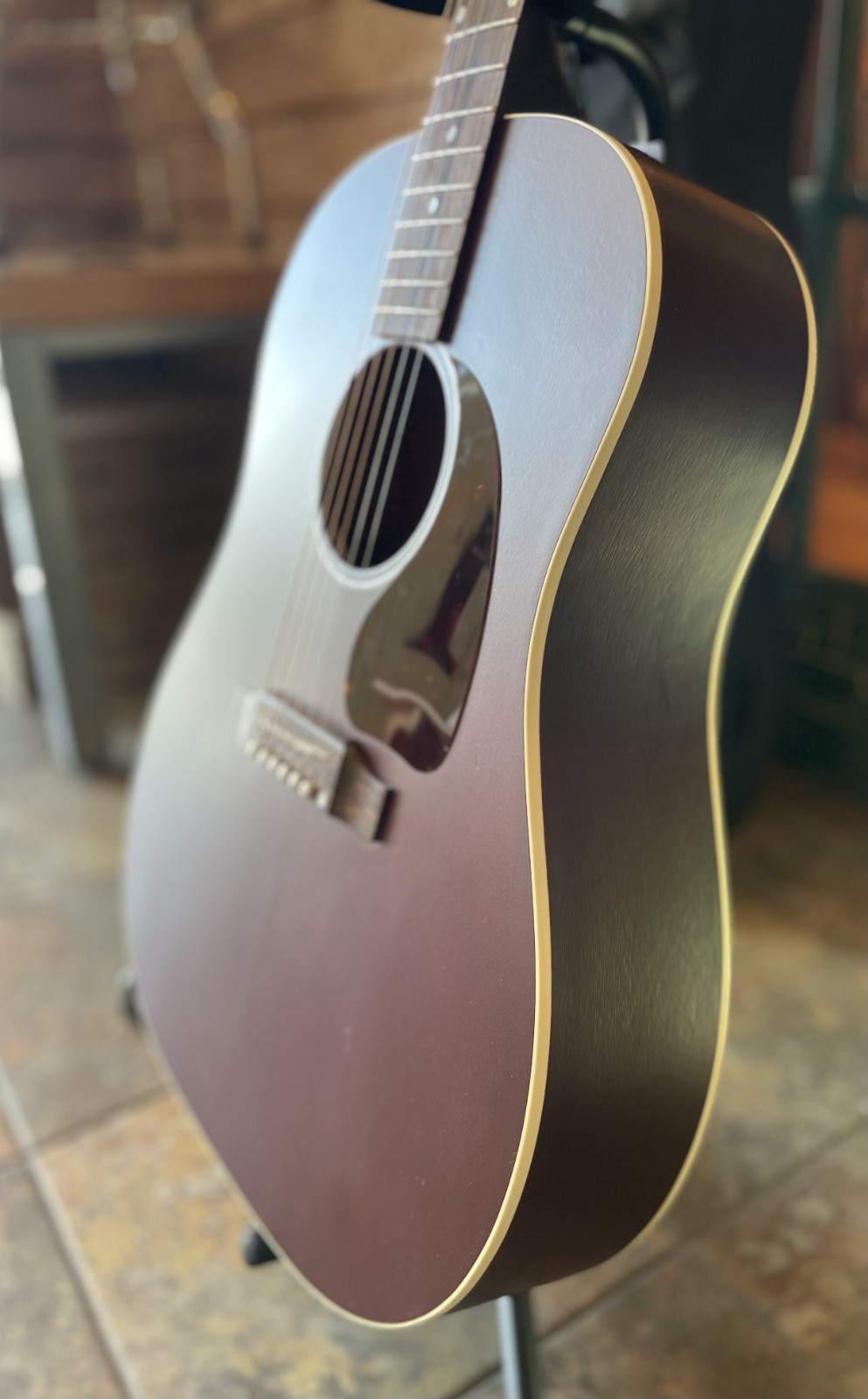 Gibson J-45 Special Acoustic Electric Guitar in Satin Wine Red w/ Gibson Case