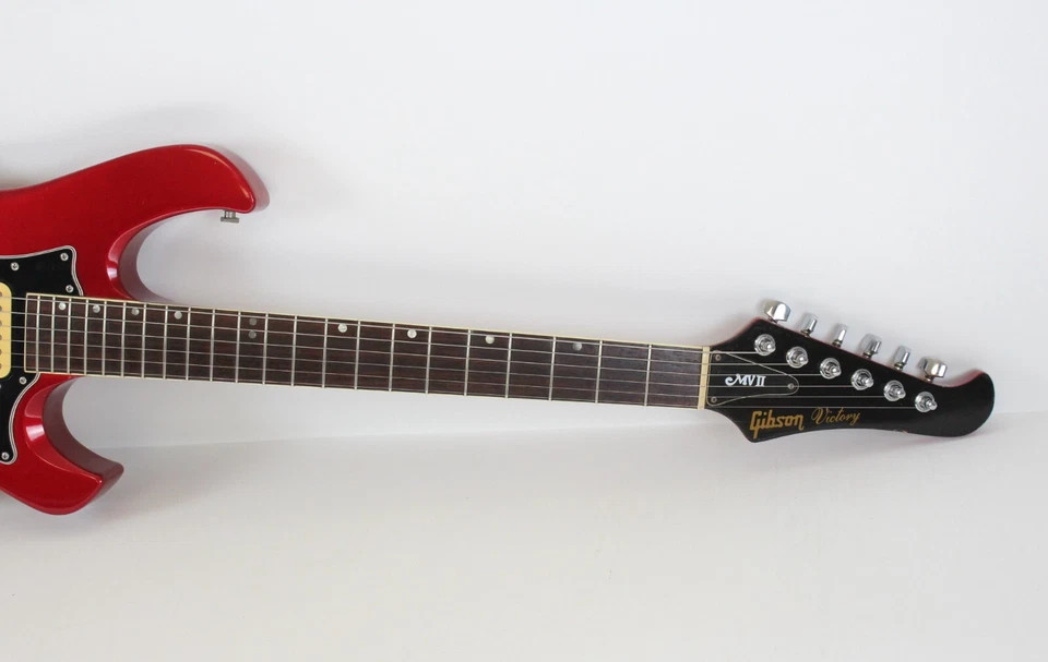 1981 Vintage Gibson Victory MV-2 Candy Apple Red MVII CAR Finish USA 1980s +OHSC