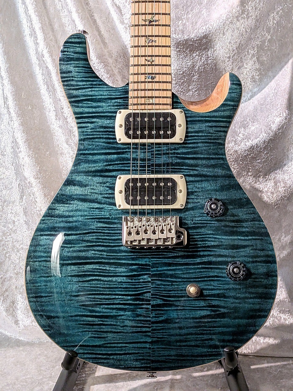 Paul Reed Smith PRS SE CE24 Maple top, Maple FB – Slate Blue – #H066947, 3.28kg,