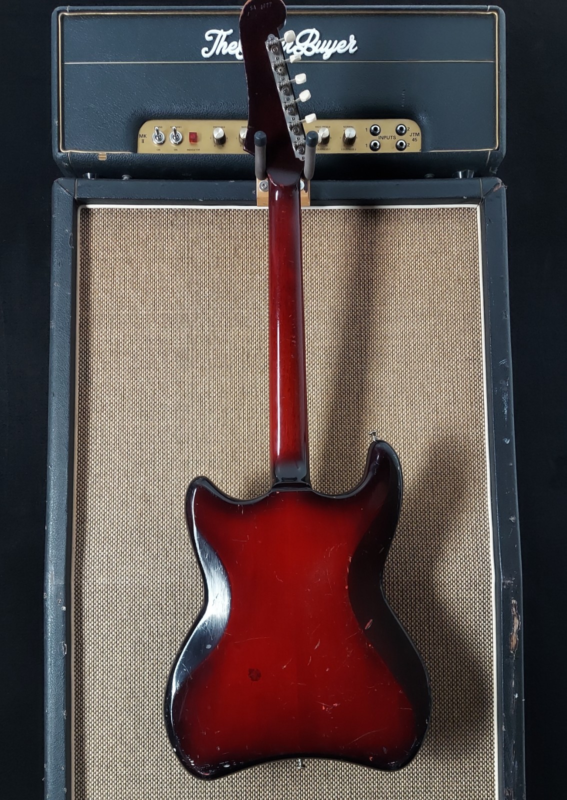 Guild S-50 Jet Star 1966 RARE Flamed Maple Headstock 100% Original (355)