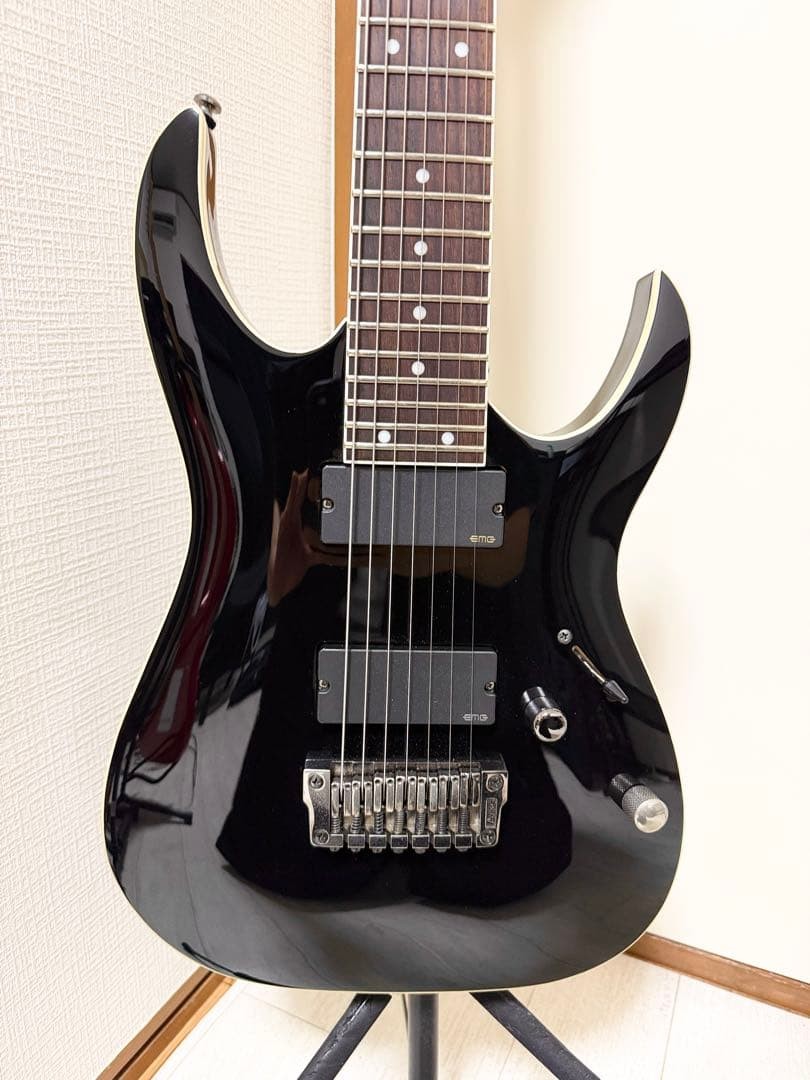 Ibanez RGA7 Black EMG MOD 3.81kg 7 string guitar Safe packing!