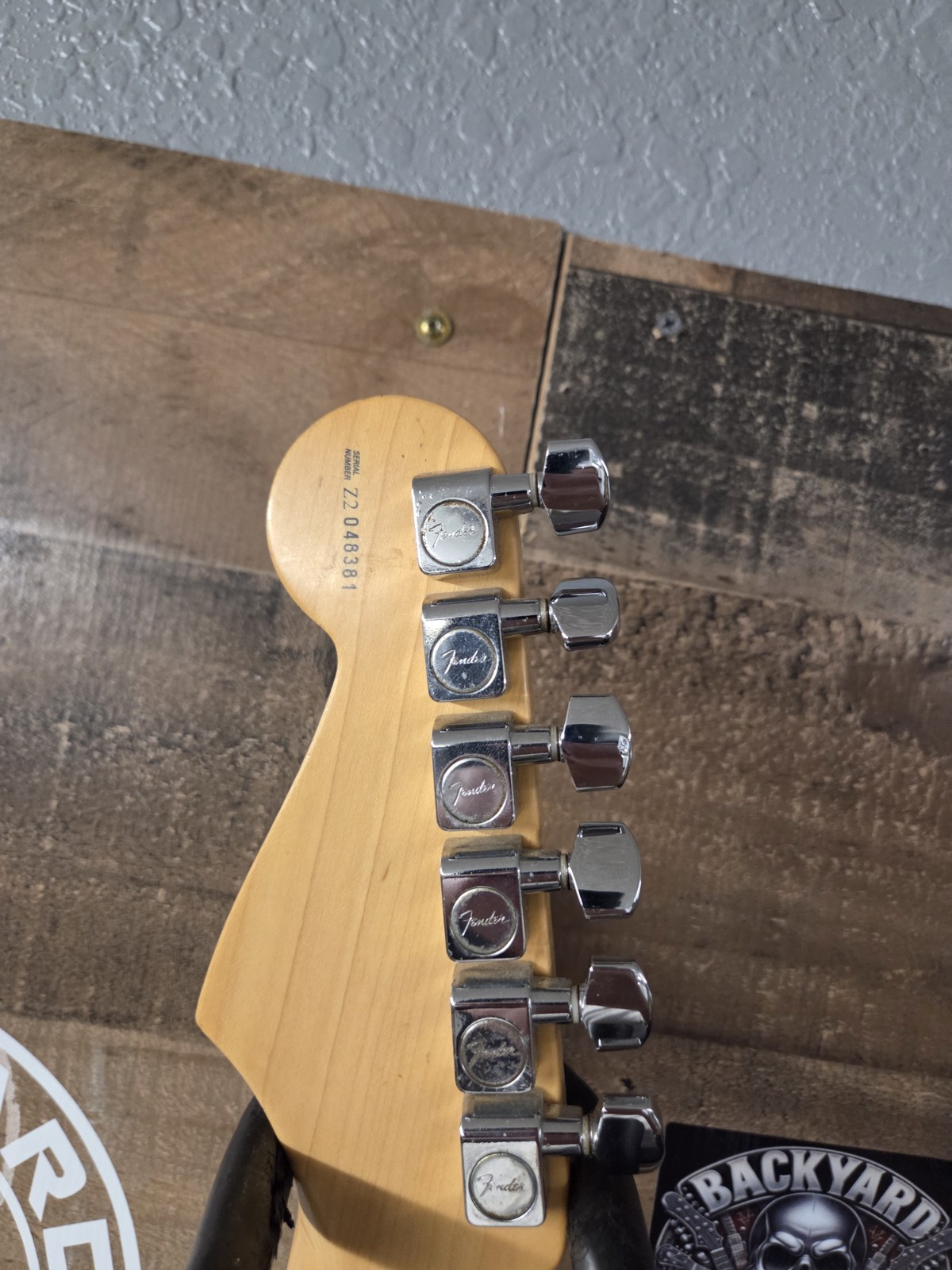 2002 Fender American Double Fat Stratocaster HH Shoreline Gold W/Ohsc