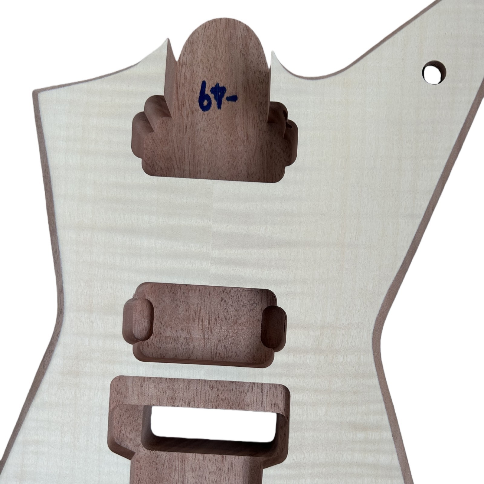 DIY Electric Guitar Kit Dimebag Stealth Style Mahogany Body Rosewood Fretboard