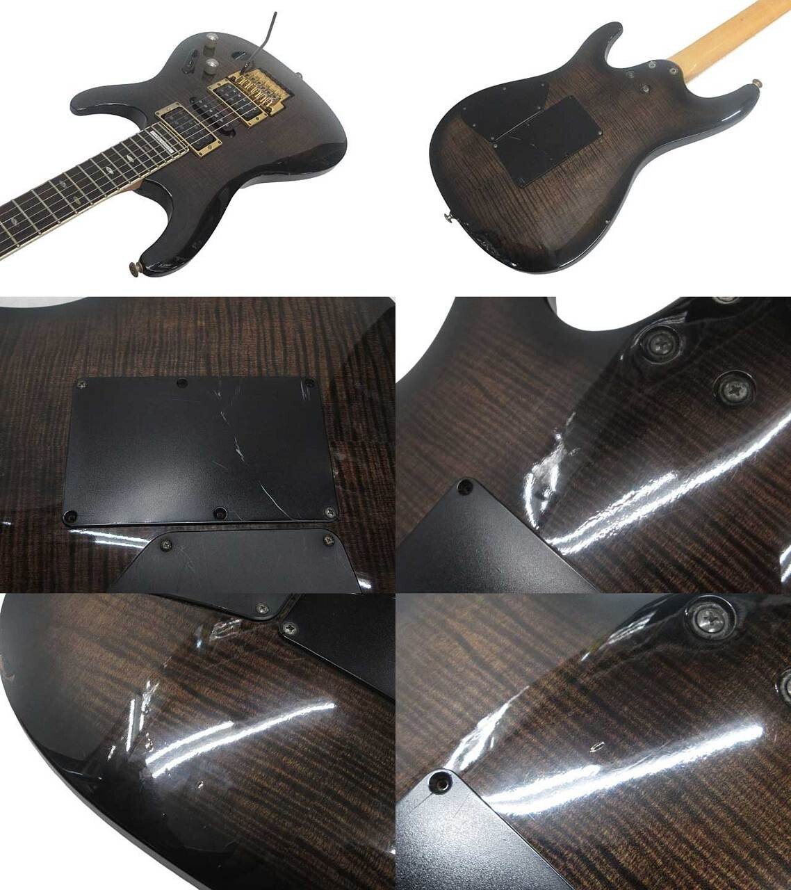 [Ibanez] S540FM TKS Transparent Black Sunburst Gold Hardware Made in Japan 1996