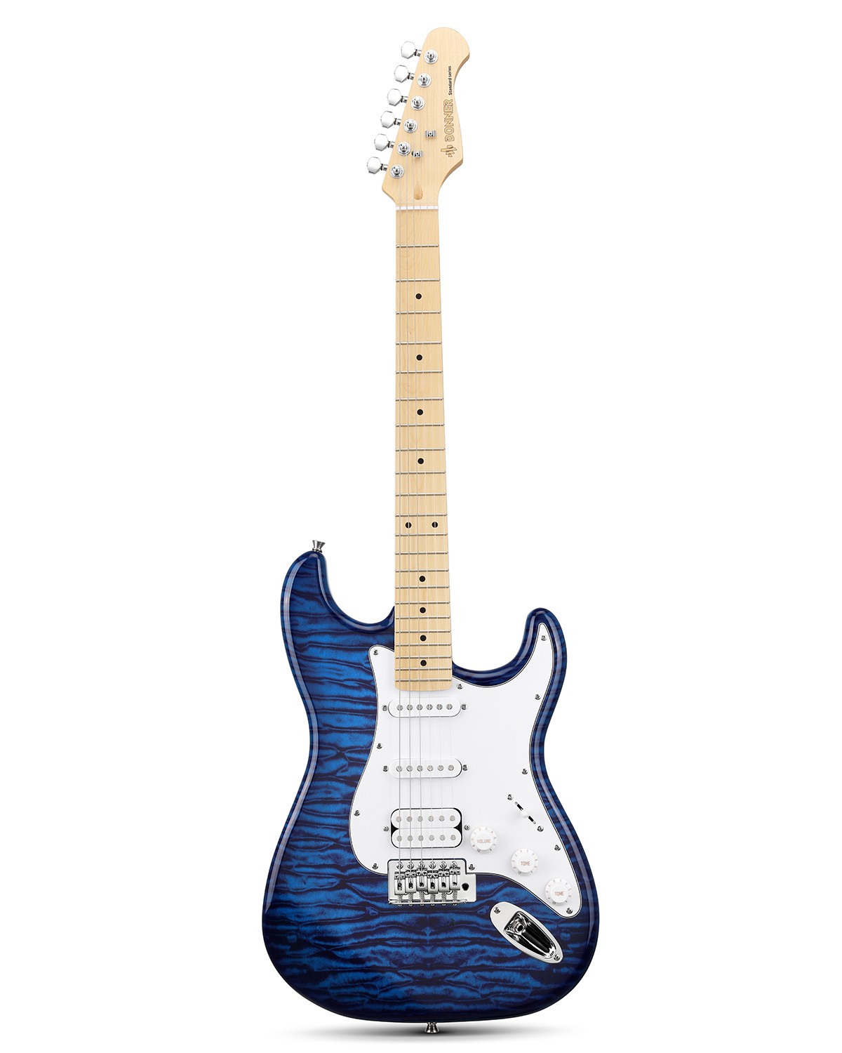 Donner DST-95 Electric Guitar Kit With Amp Solid Body Full Size | Indigo Blue