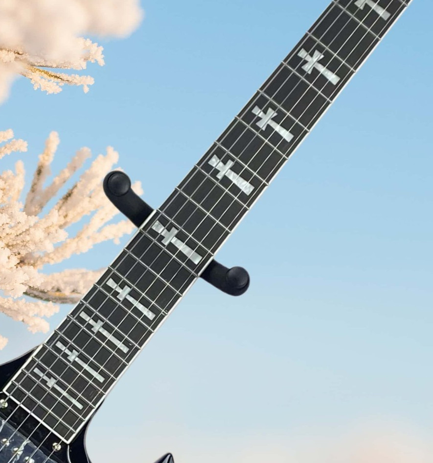 Pure black small board, finger board with cross pattern, SG style, inquire about