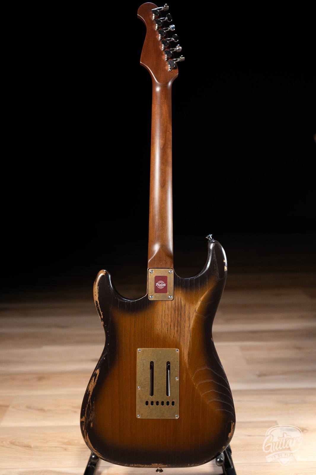 Paoletti Alfa Lounge HH “Stratospheric” Thinline S-Style – Tobacco Burst
