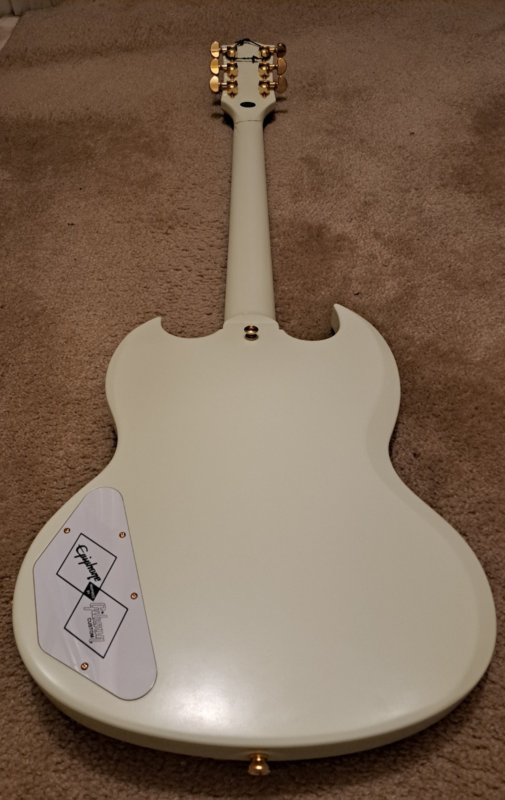 Epiphone 1963 Les Paul SG Custom Guitar With Maestro Vibrola, No Case, See Notes