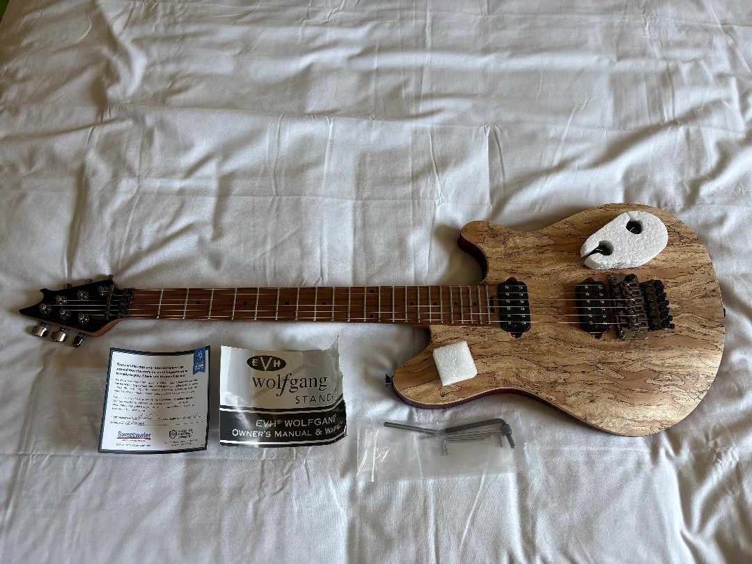 EVH Eddie Van Halen Wolfgang Standard Exotic Spalted Maple Electric Guitar